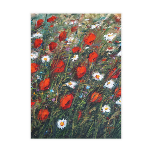 FINE ART POSTCARD - WHISPERS OF THE MEADOW