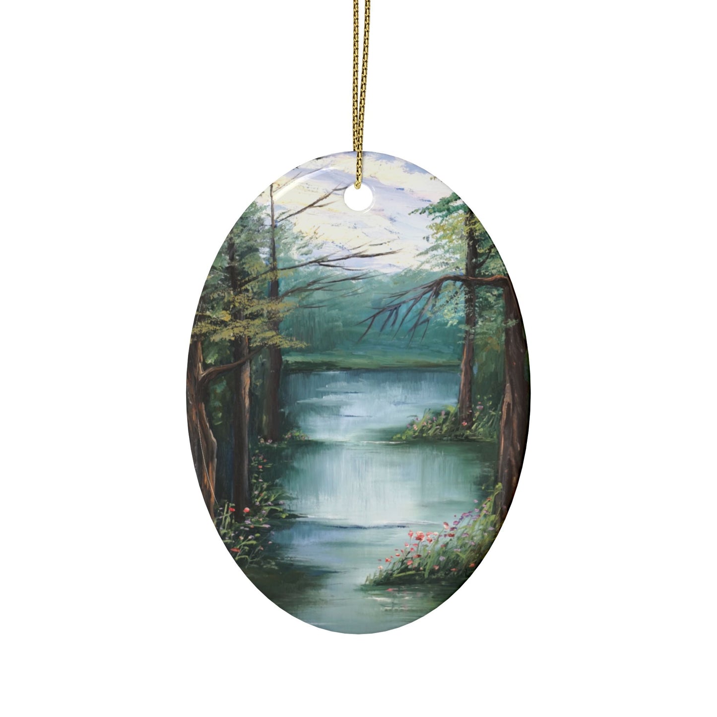 CERAMIC ORNAMENTS - THE LAKE