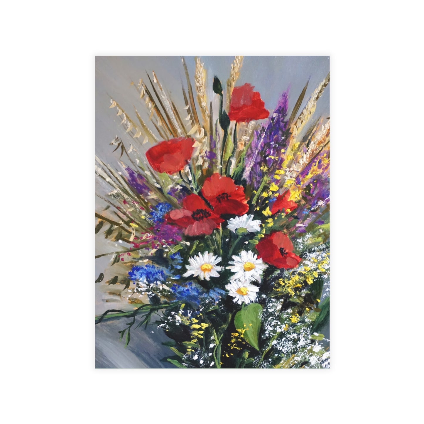 FINE ART POSTCARDS - BOUQUET OF WILD FLOWERS