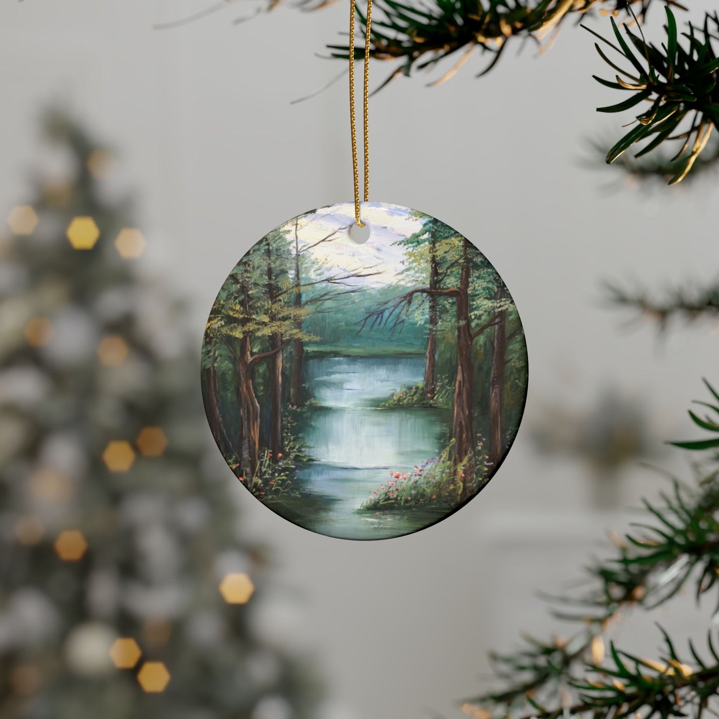 CERAMIC ORNAMENTS - THE LAKE