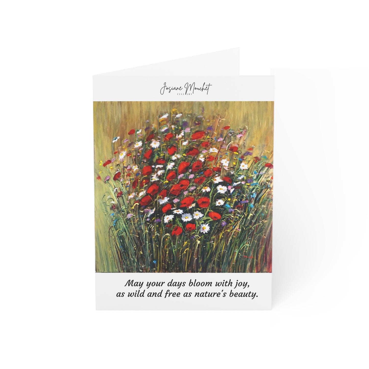 GREETING CARDS - WILD POPPIES AND DAISIES