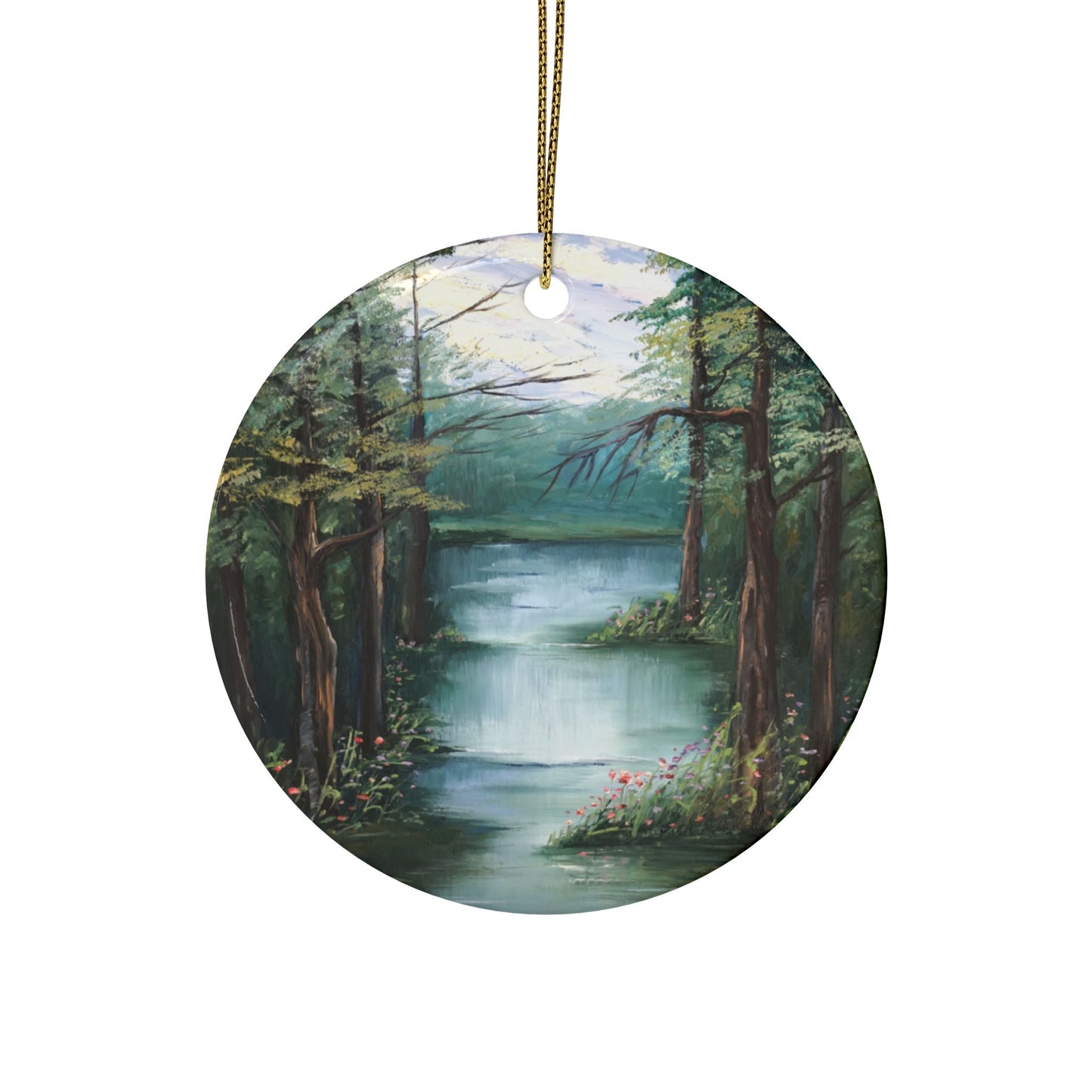 CERAMIC ORNAMENTS - THE LAKE
