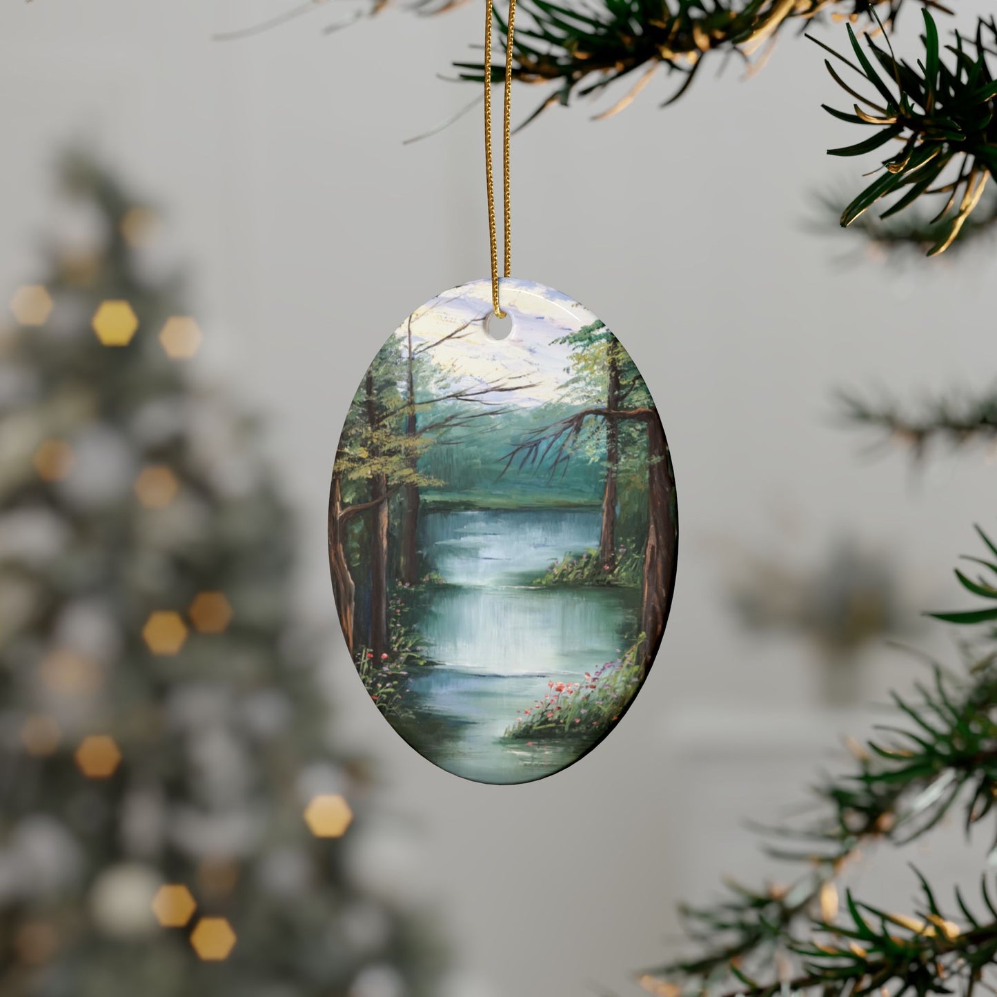 CERAMIC ORNAMENTS - THE LAKE