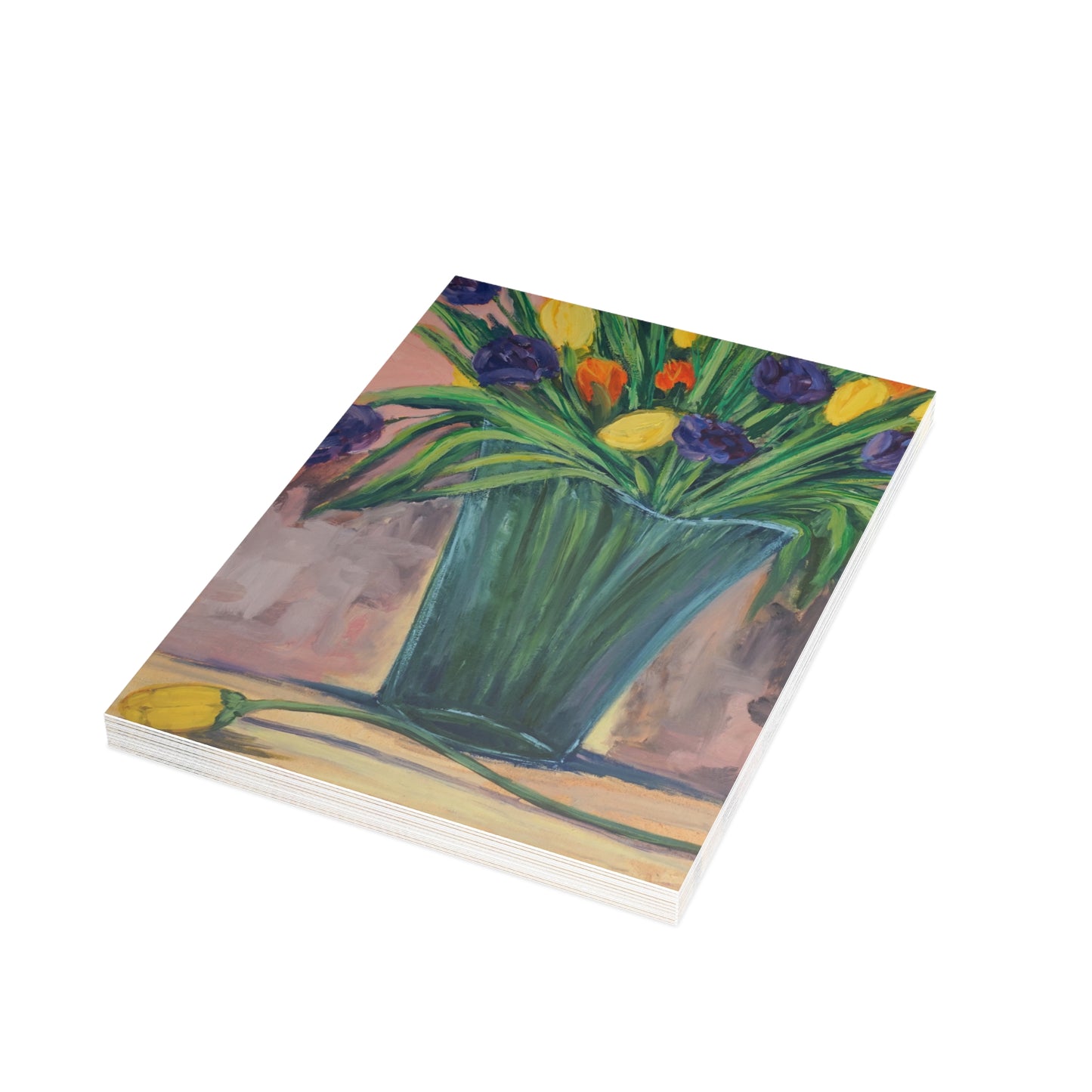 FINE ART POSTCARDS - ETERNAL BLOOM: A BIRTHDAY BOUQUET OF LOVE