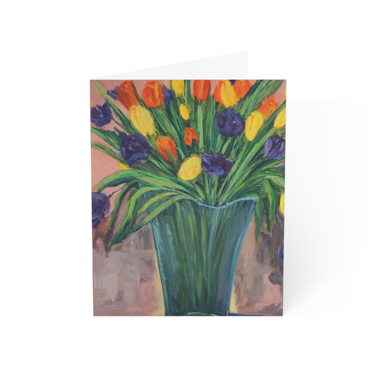 GREETING CARDS (1, 10, 30, and 50pcs) - ETERNAL BLOOM: A BIRTHDAY BOUQUET OF LOVE