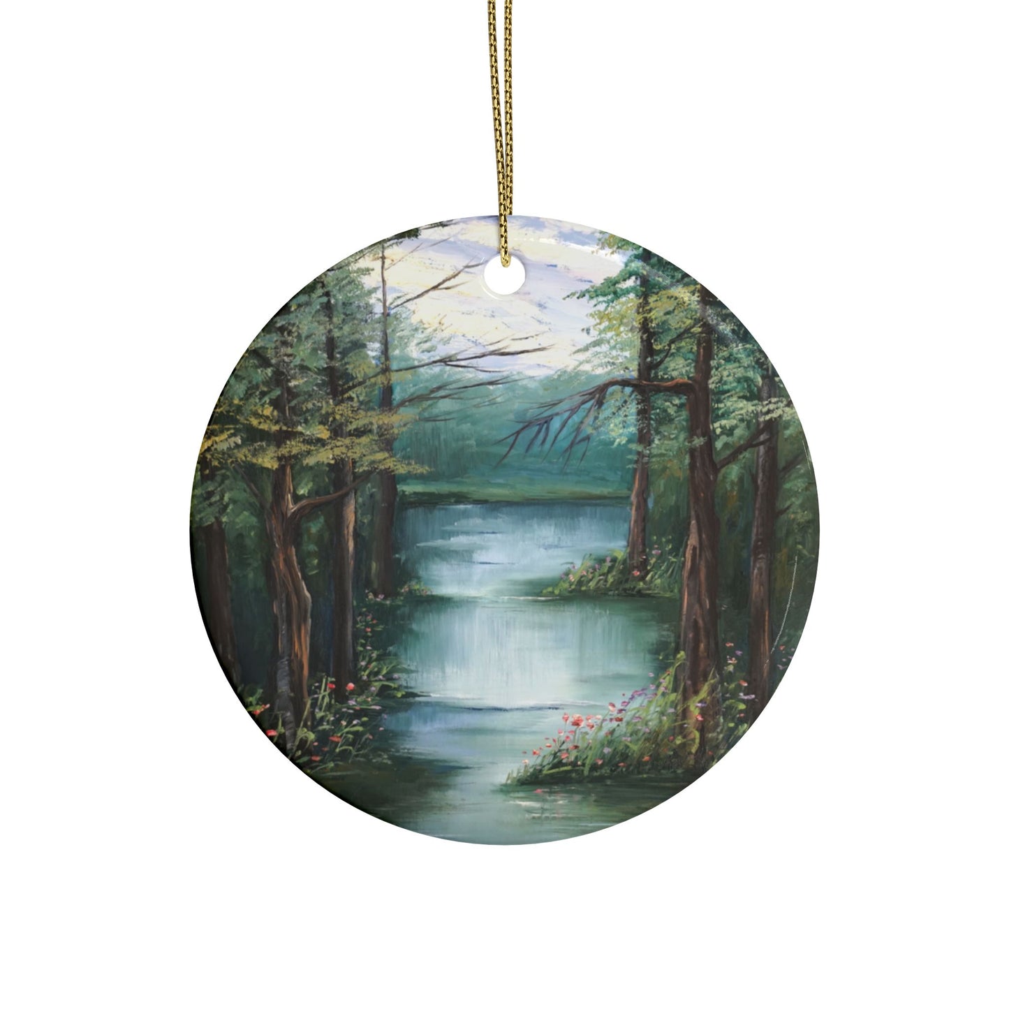 CERAMIC ORNAMENTS - THE LAKE