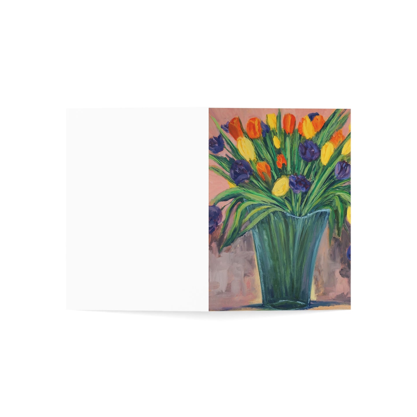 GREETING CARDS (1, 10, 30, and 50pcs) - ETERNAL BLOOM: A BIRTHDAY BOUQUET OF LOVE