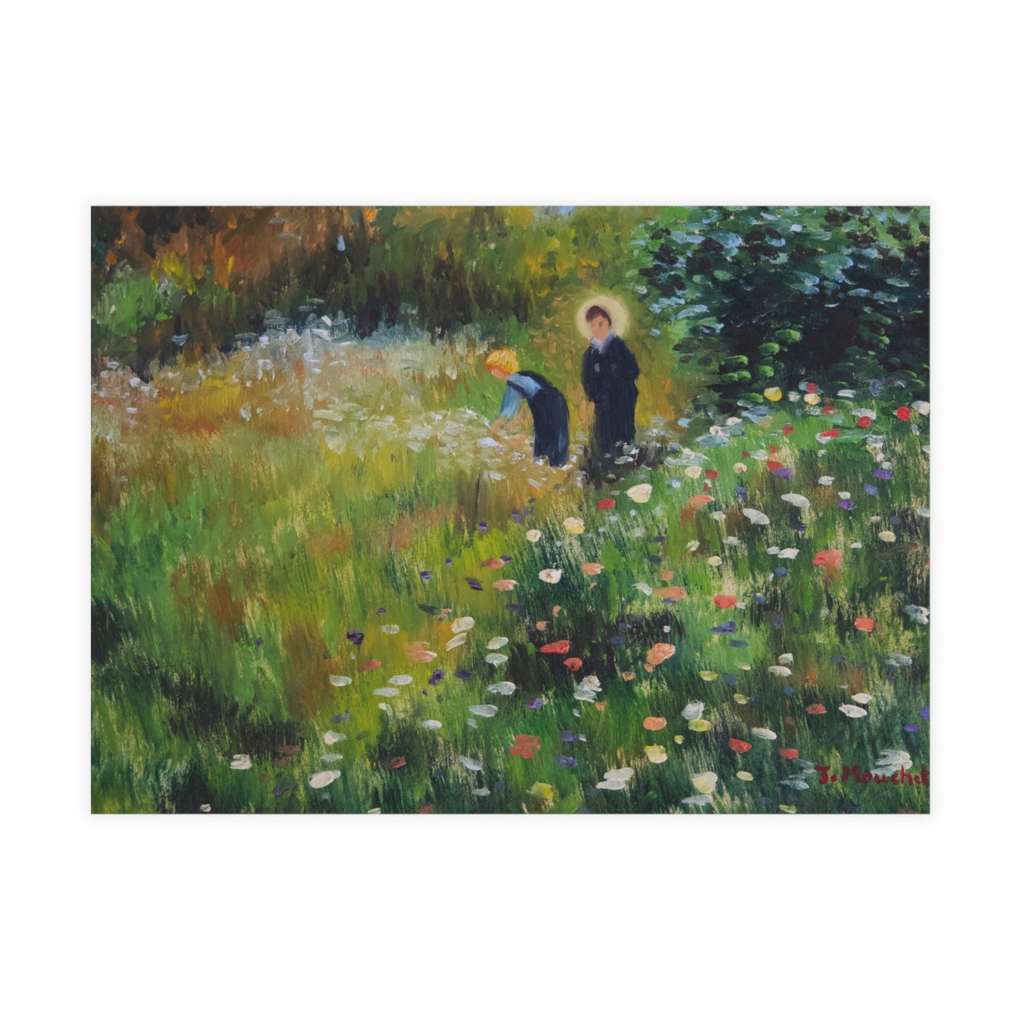 FINE ART POSTCARDS - HOMAGE TO RENOIR