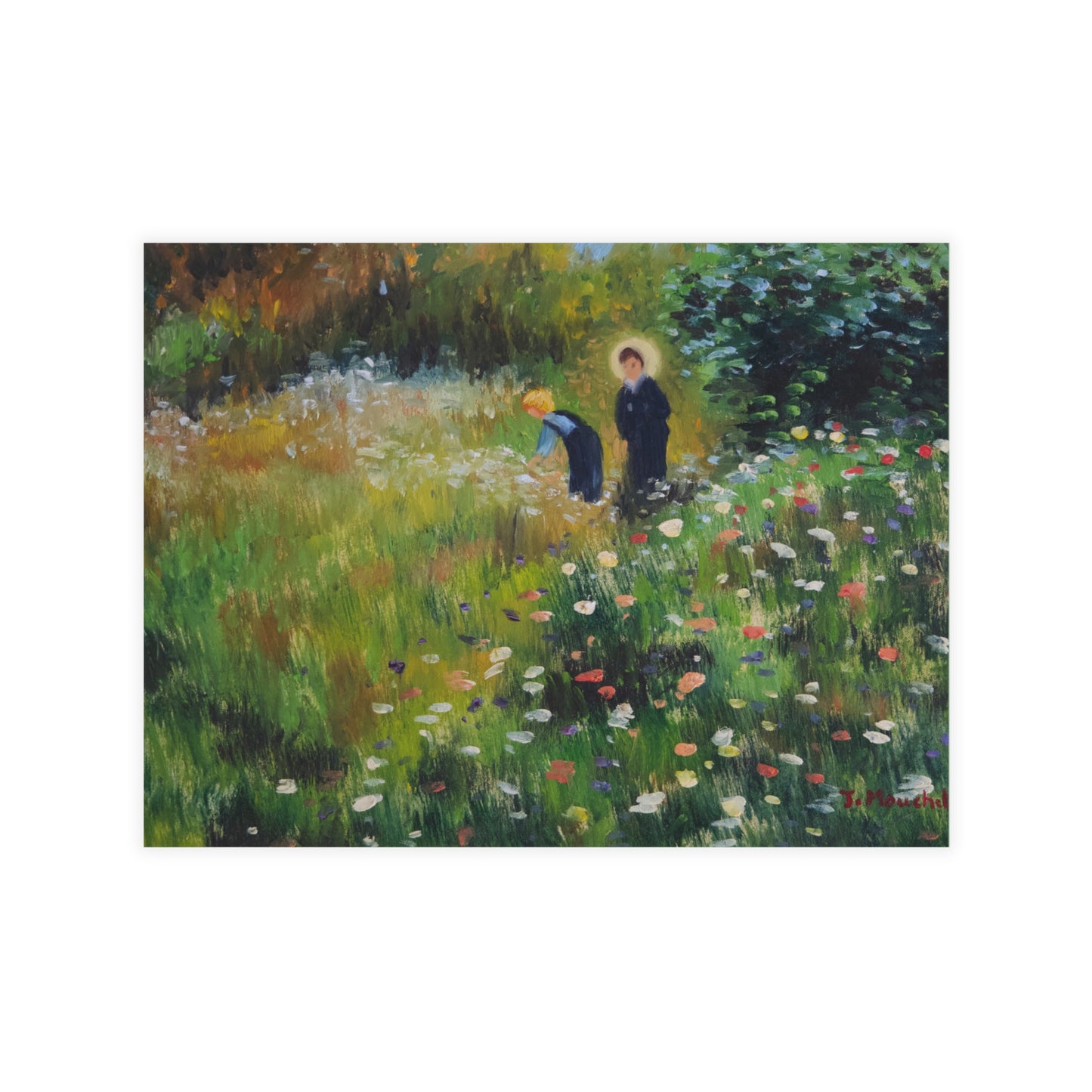 FINE ART POSTCARDS - HOMAGE TO RENOIR
