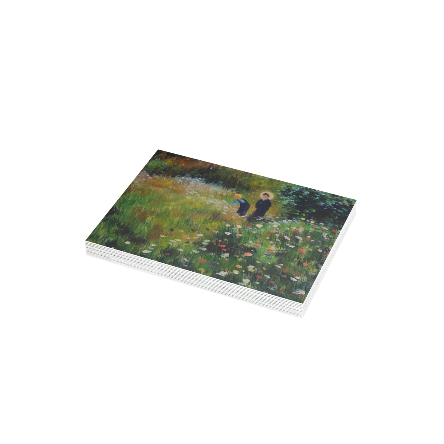FINE ART POSTCARDS - HOMAGE TO RENOIR