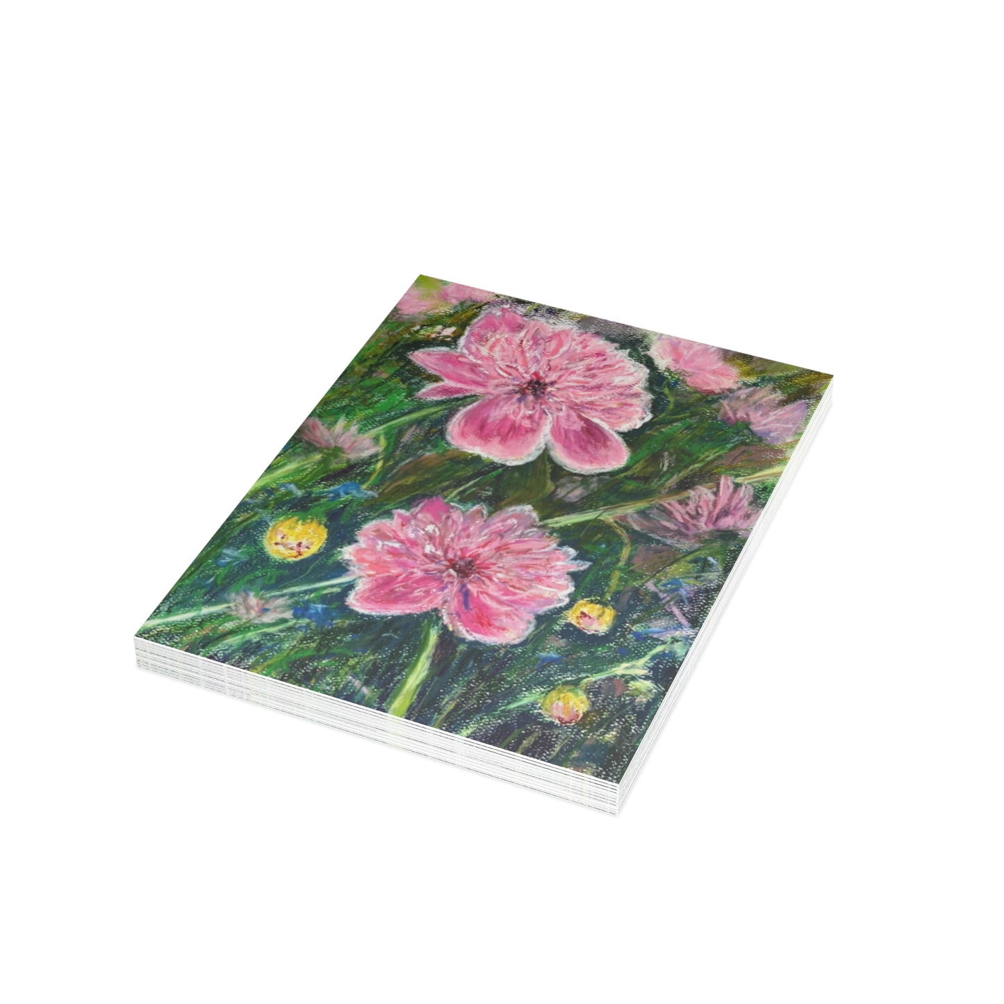 FINE ART POSTCARDS - PINK BLOSSOMS: VIBRANT BLOOM