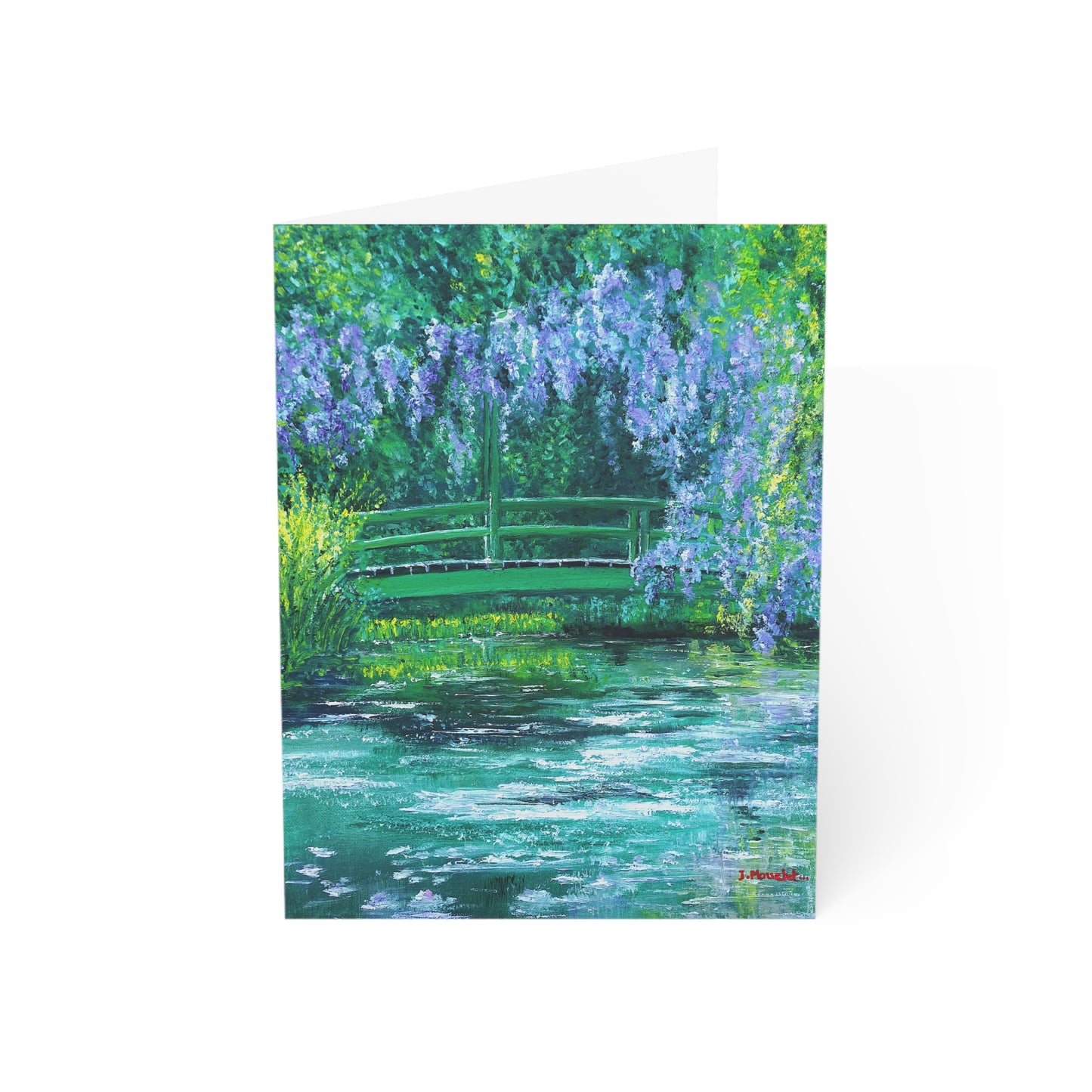 GREETING CARDS (1, 10, 30, and 50pcs) - NATURE'S REFLECTION: BRIDGES OF SERENITY