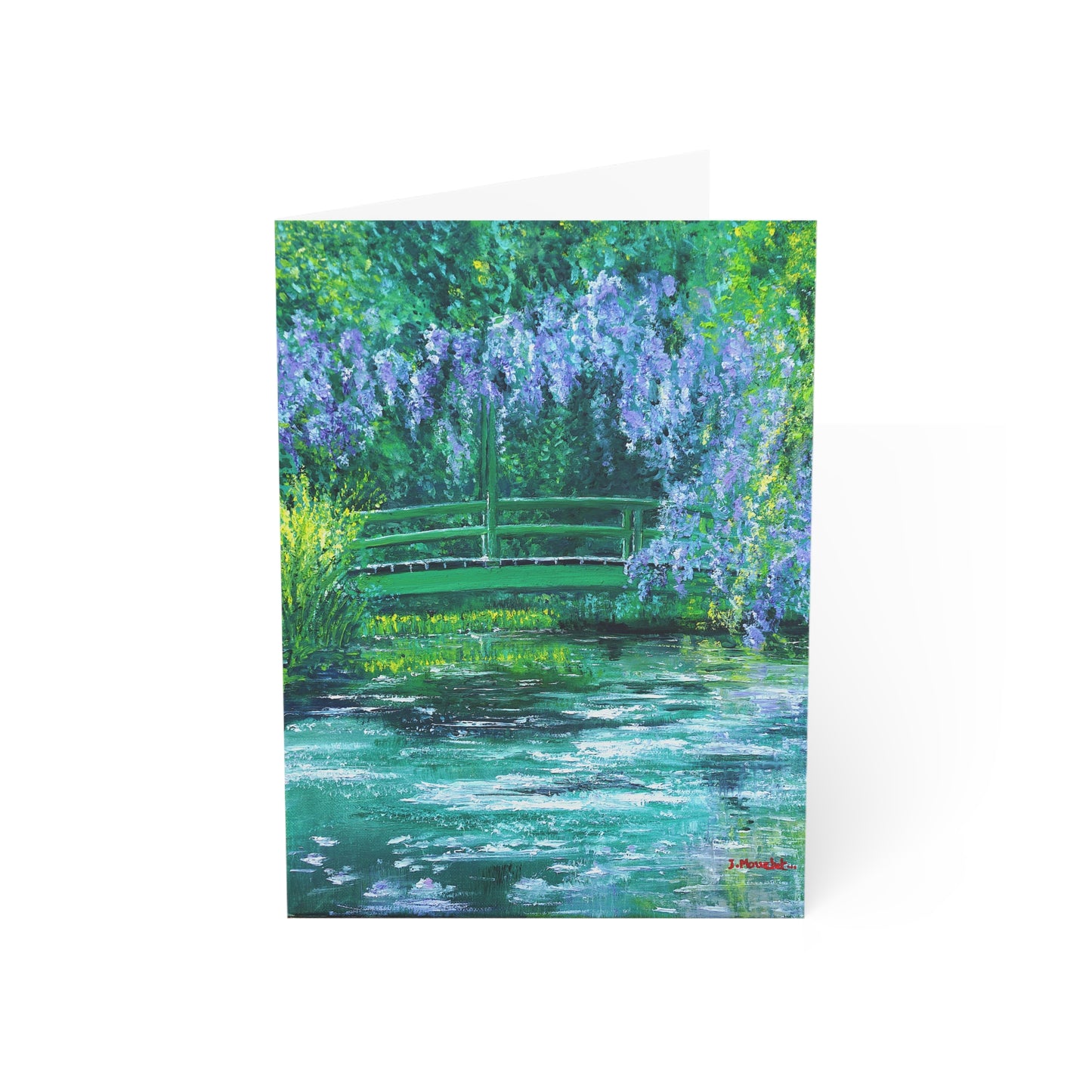 GREETING CARDS (1, 10, 30, and 50pcs) - NATURE'S REFLECTION: BRIDGES OF SERENITY