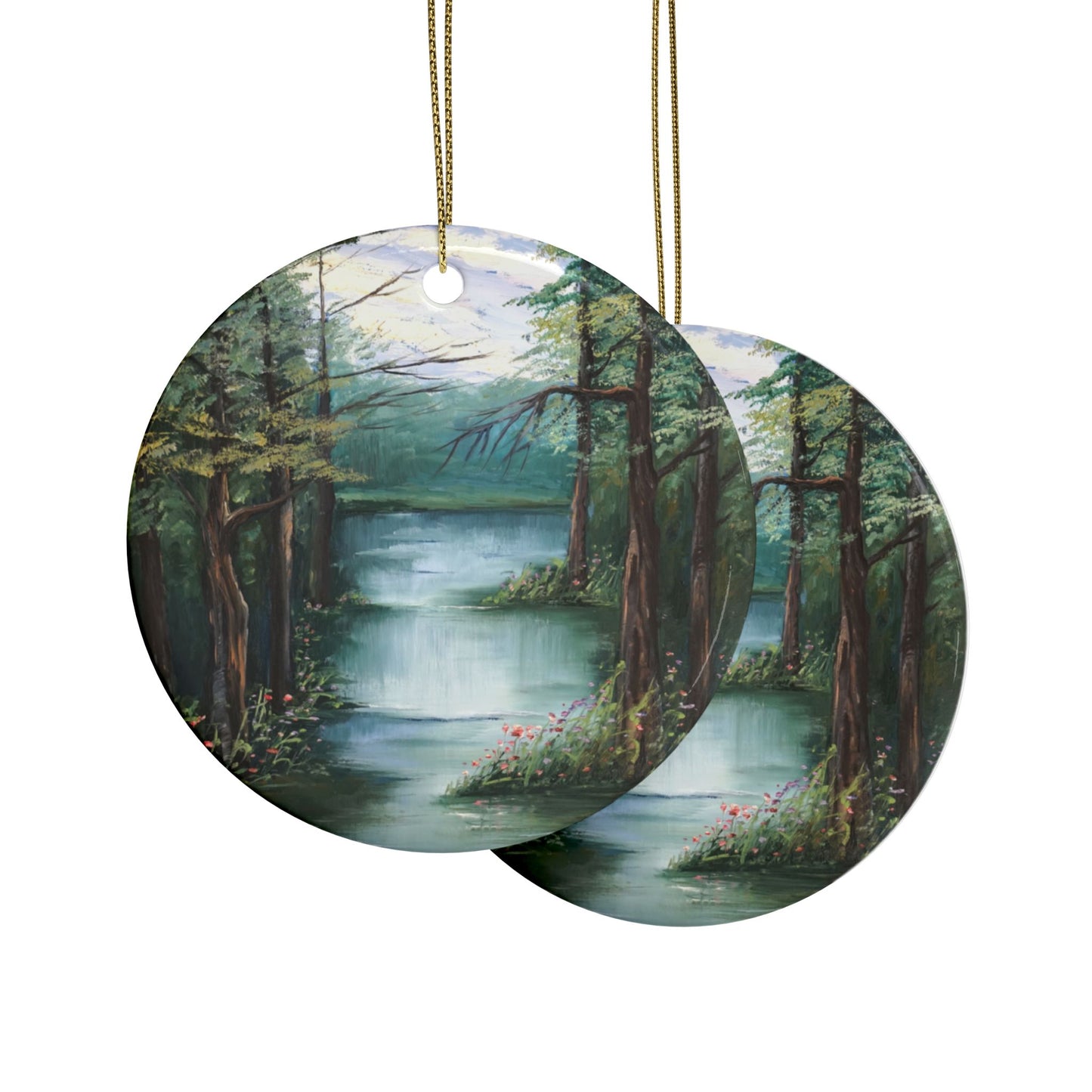 CERAMIC ORNAMENTS - THE LAKE