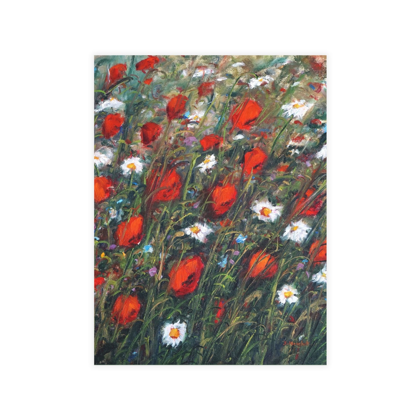 FINE ART POSTCARD - WHISPERS OF THE MEADOW