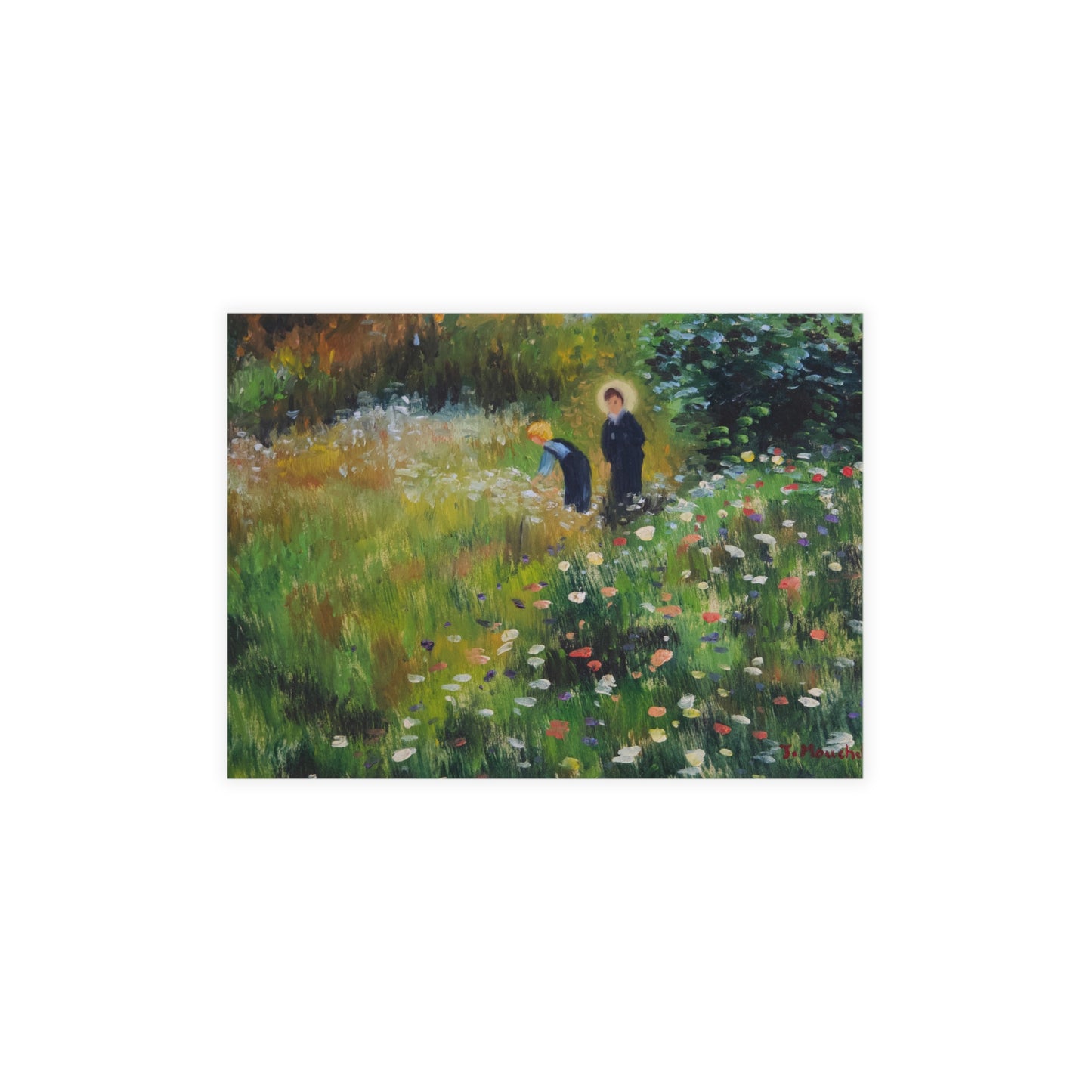 FINE ART POSTCARDS - HOMAGE TO RENOIR