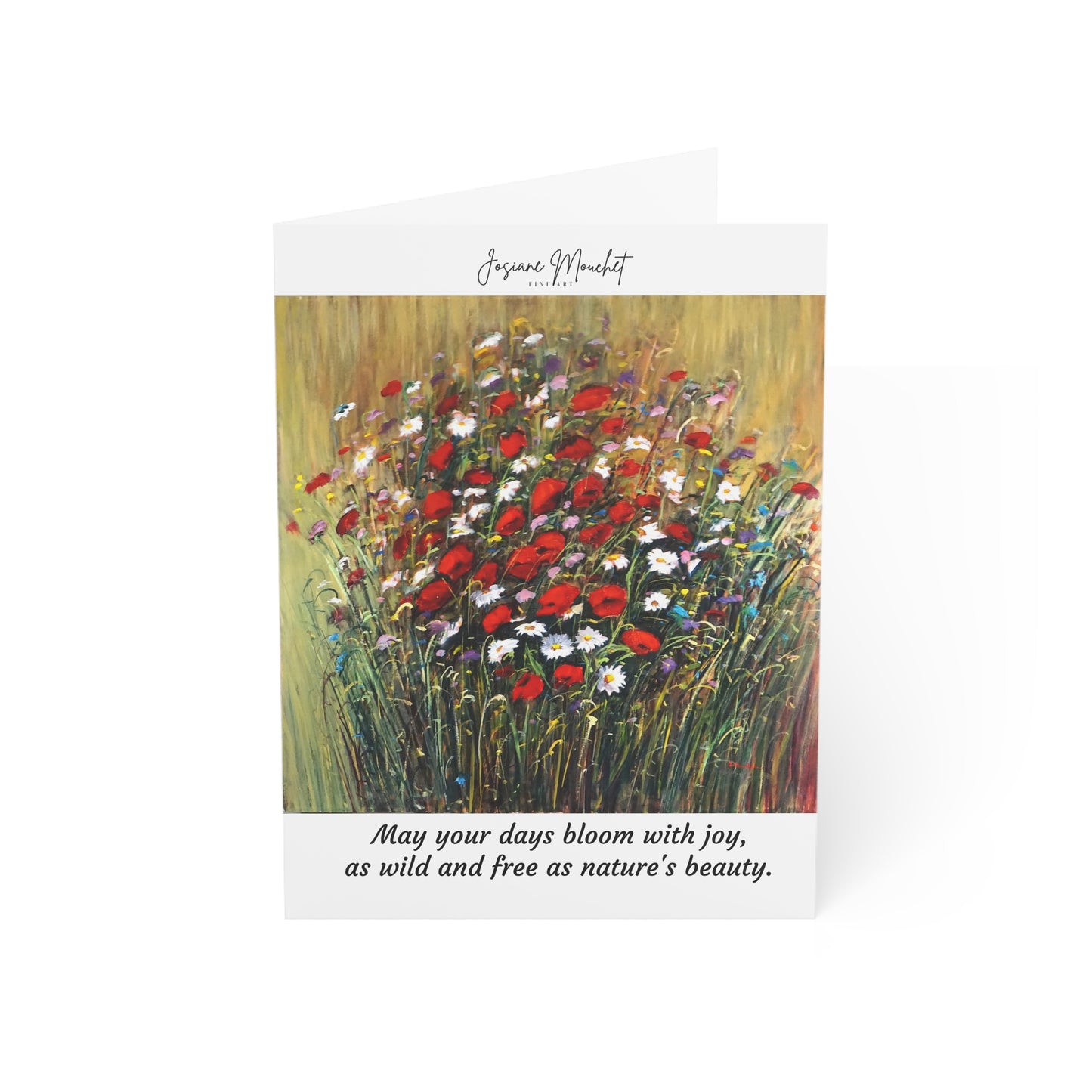 GREETING CARDS - WILD POPPIES AND DAISIES