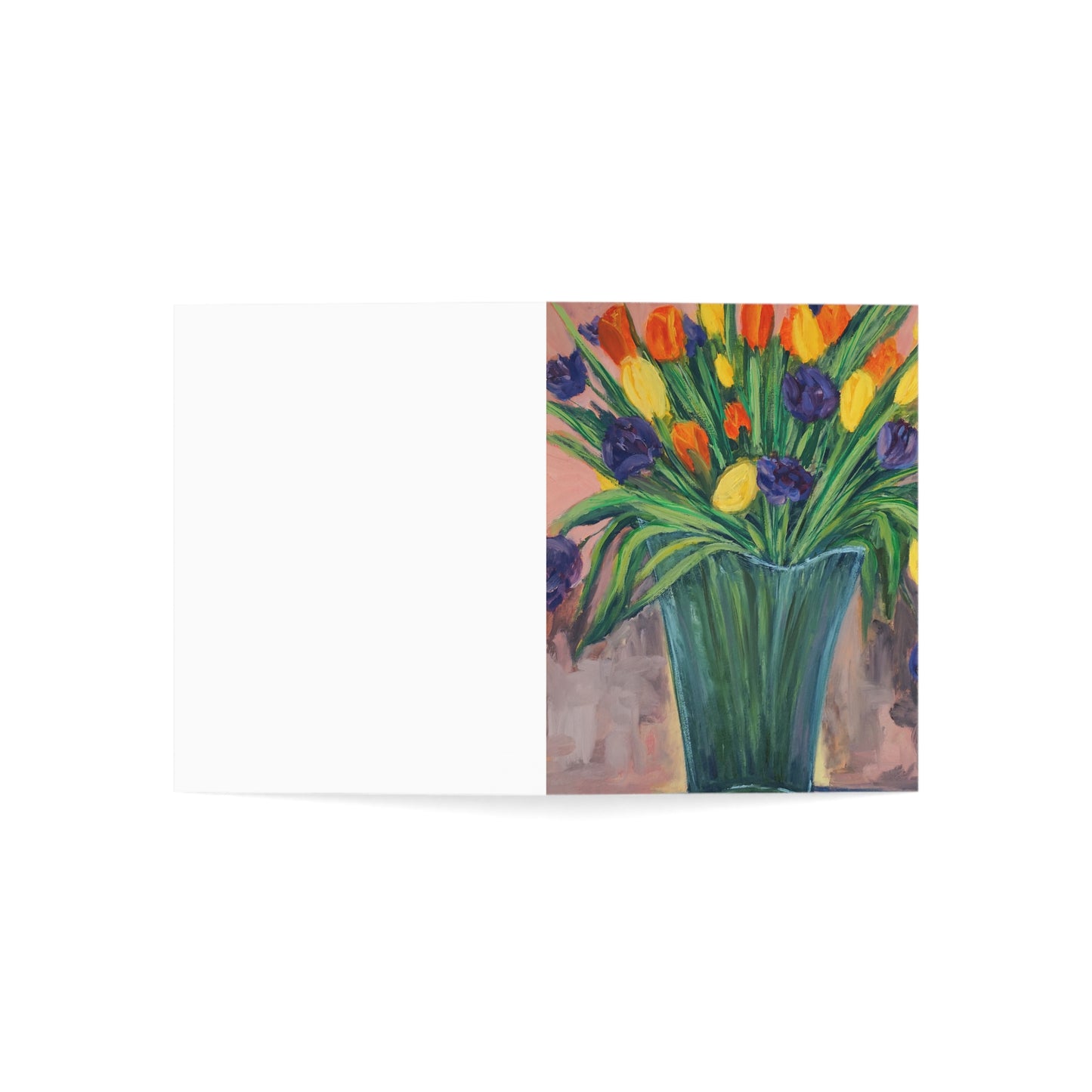 GREETING CARDS (1, 10, 30, and 50pcs) - ETERNAL BLOOM: A BIRTHDAY BOUQUET OF LOVE
