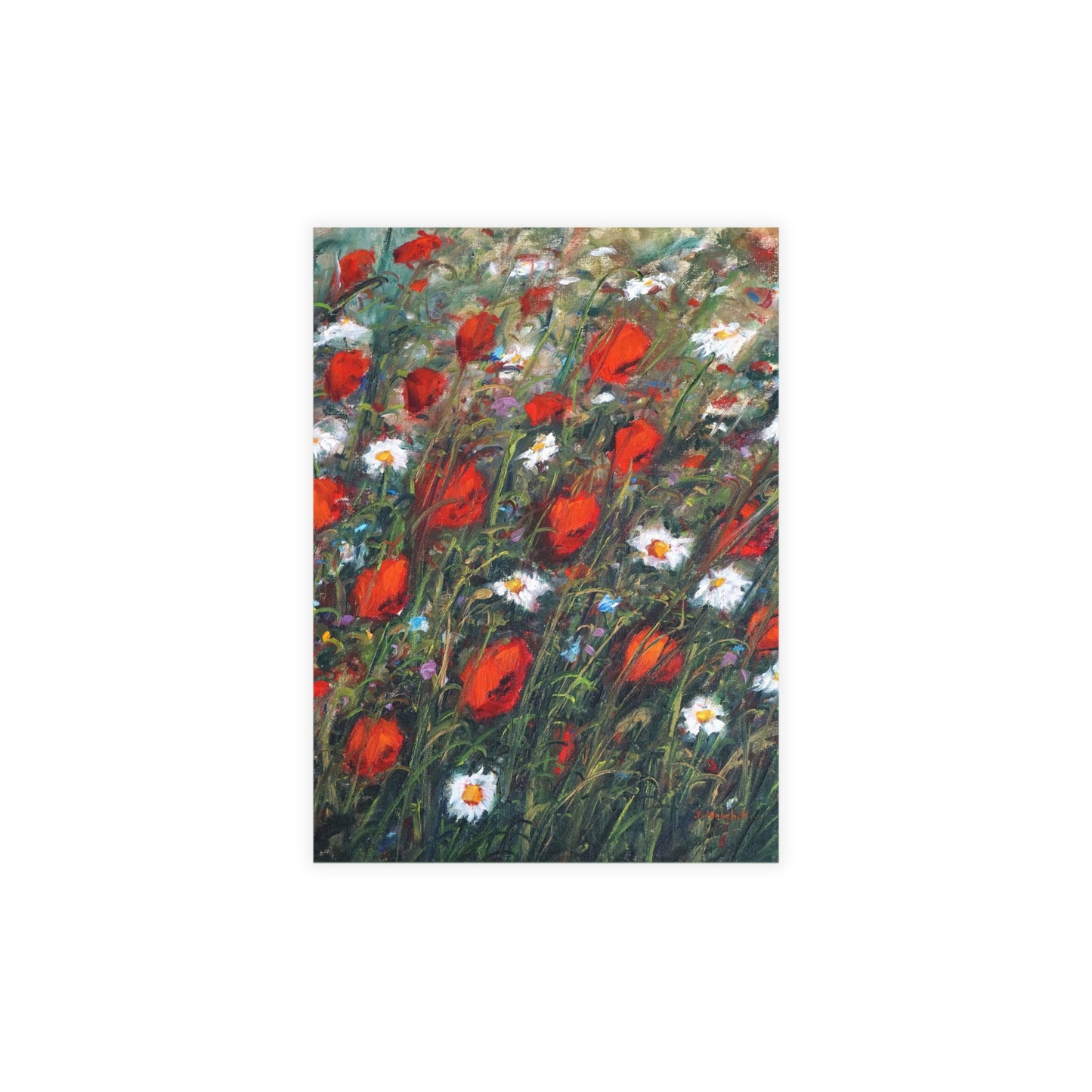 FINE ART POSTCARD - WHISPERS OF THE MEADOW