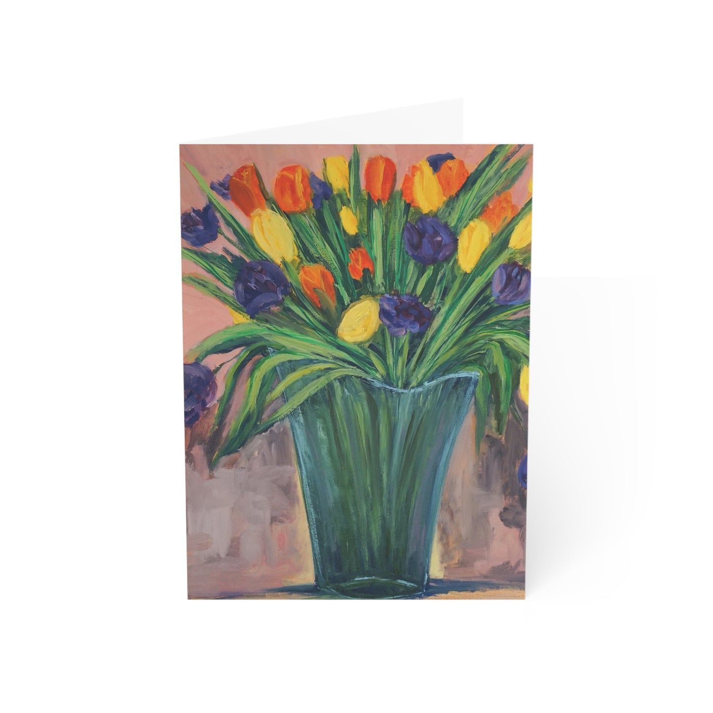 GREETING CARDS (1, 10, 30, and 50pcs) - ETERNAL BLOOM: A BIRTHDAY BOUQUET OF LOVE