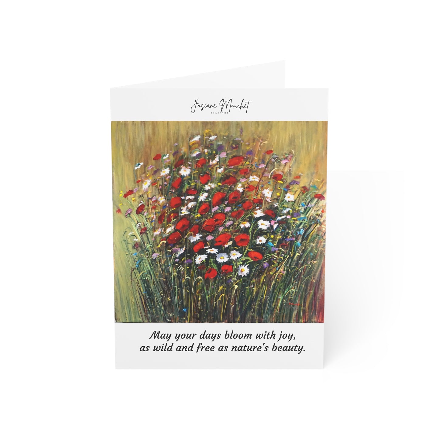 GREETING CARDS - WILD POPPIES AND DAISIES
