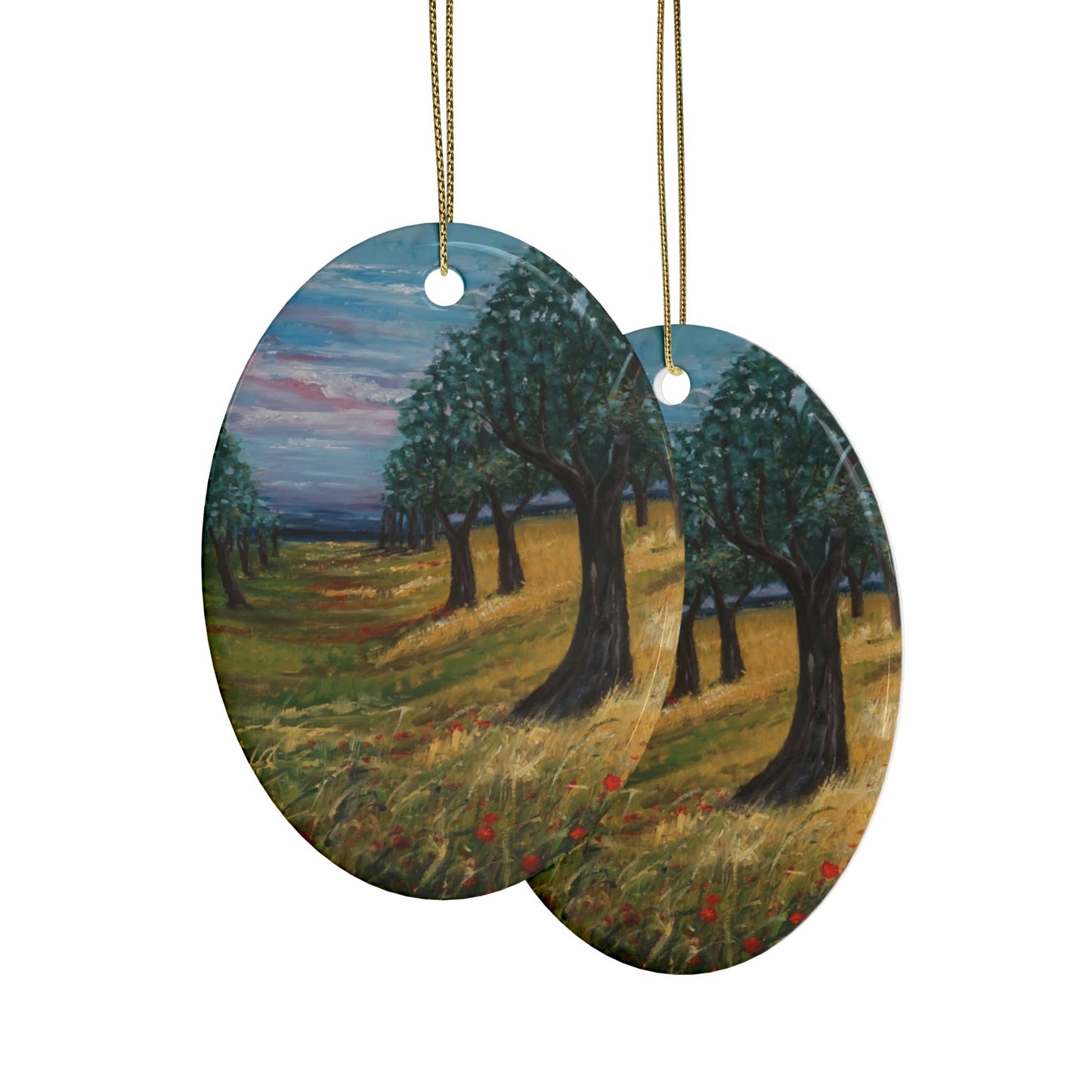 CERAMIC ORNAMENTS - THE OLIVE GROVE