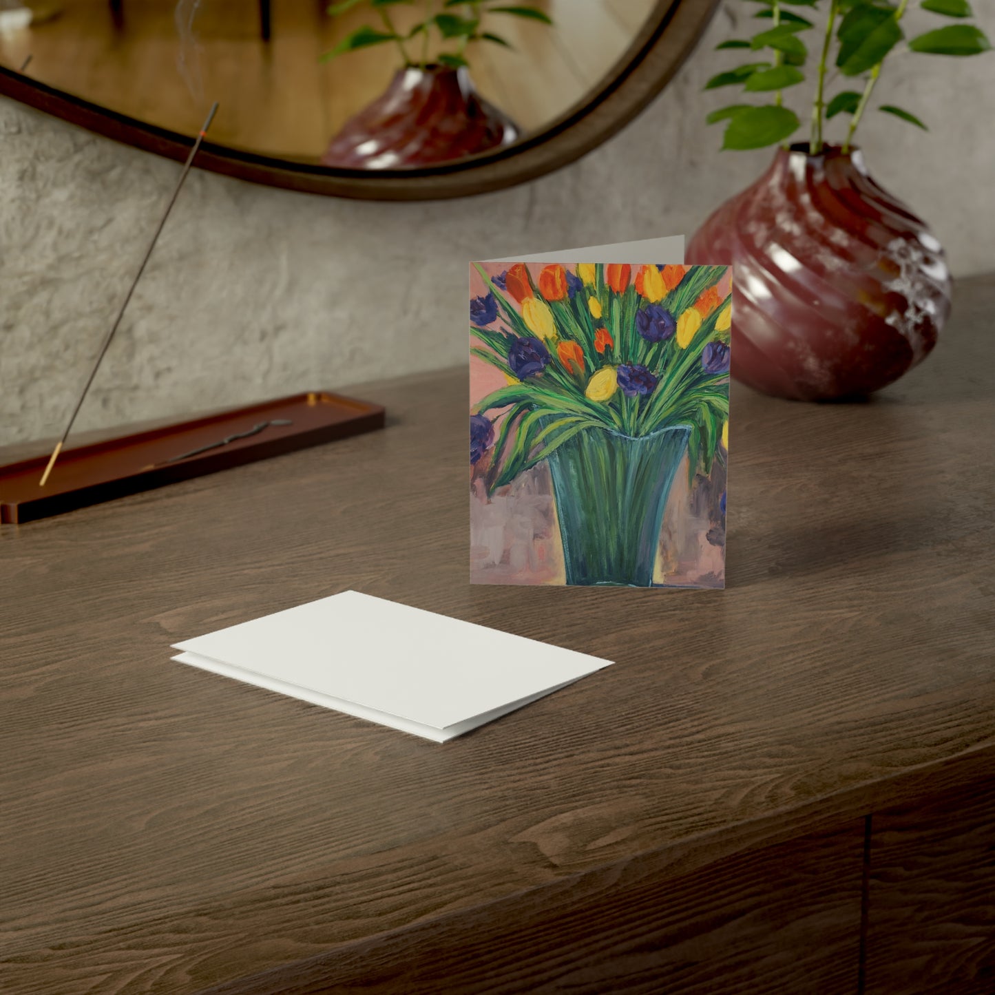 GREETING CARDS (1, 10, 30, and 50pcs) - ETERNAL BLOOM: A BIRTHDAY BOUQUET OF LOVE