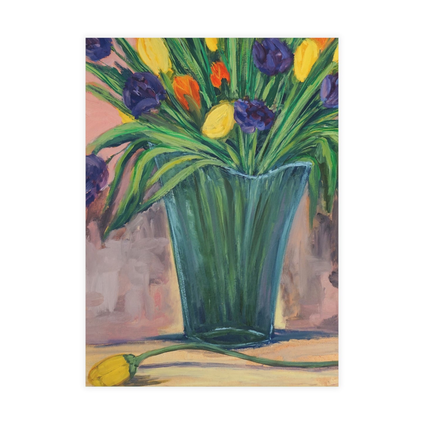 FINE ART POSTCARDS - ETERNAL BLOOM: A BIRTHDAY BOUQUET OF LOVE