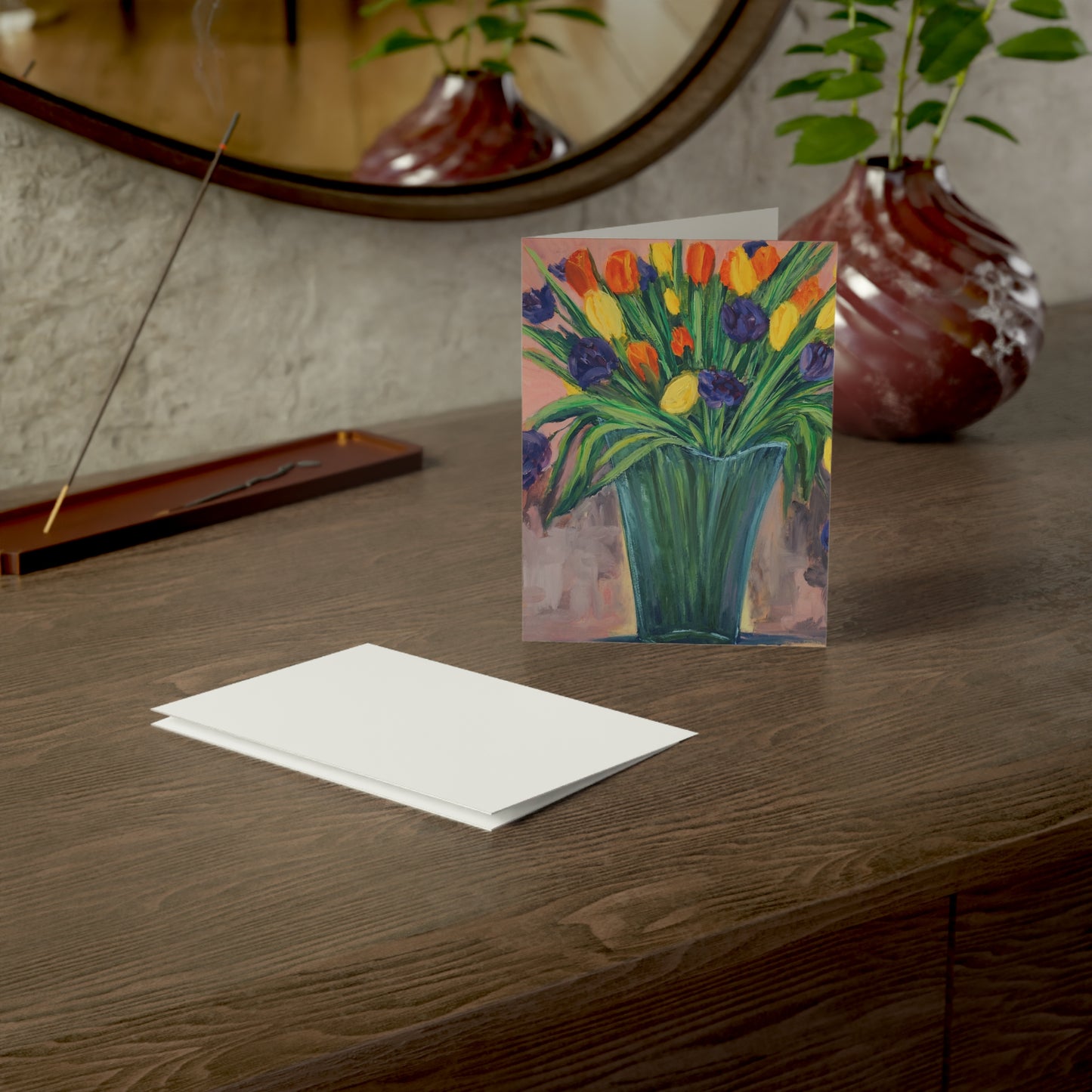 GREETING CARDS (1, 10, 30, and 50pcs) - ETERNAL BLOOM: A BIRTHDAY BOUQUET OF LOVE