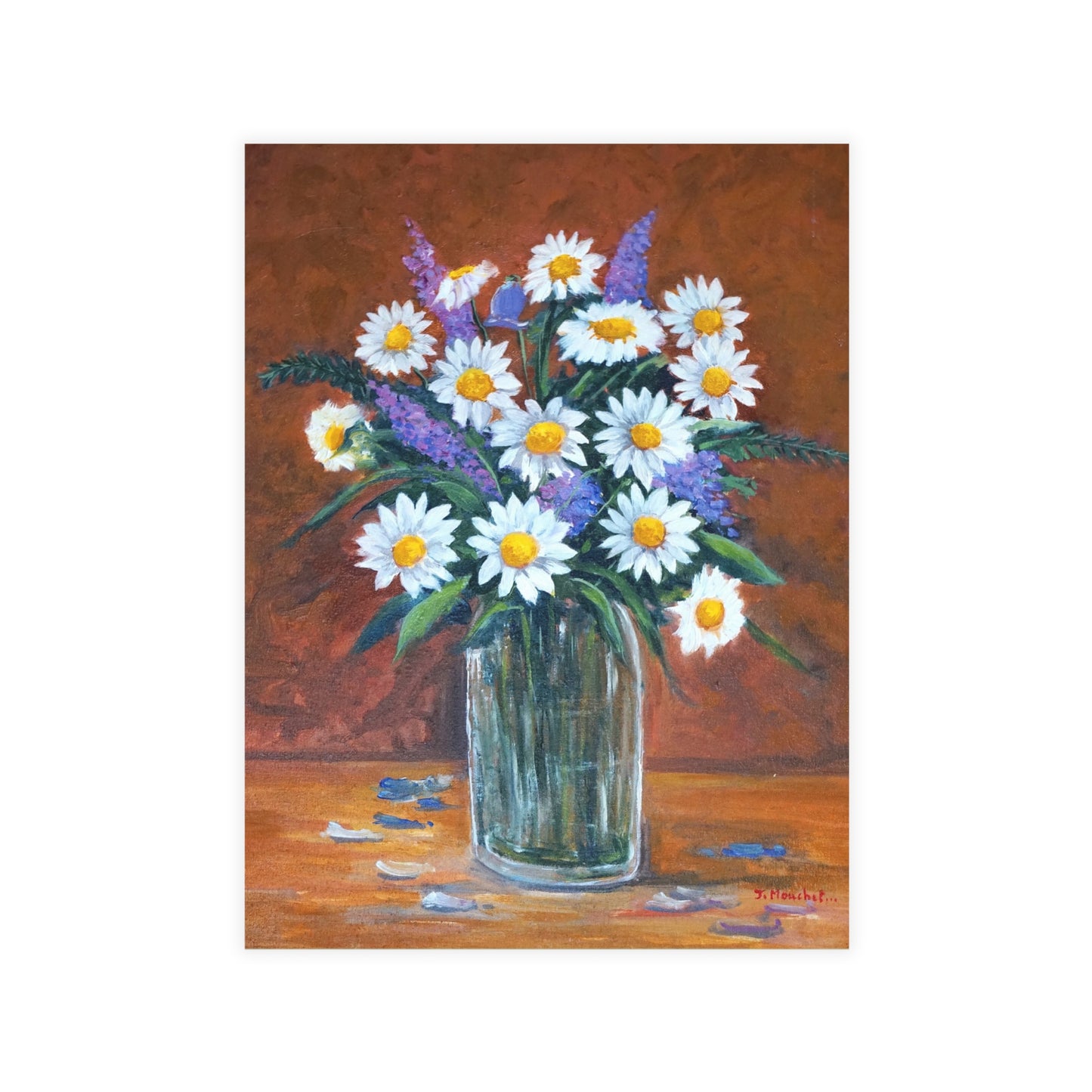 FINE ART POSTCARDS - DAISIES