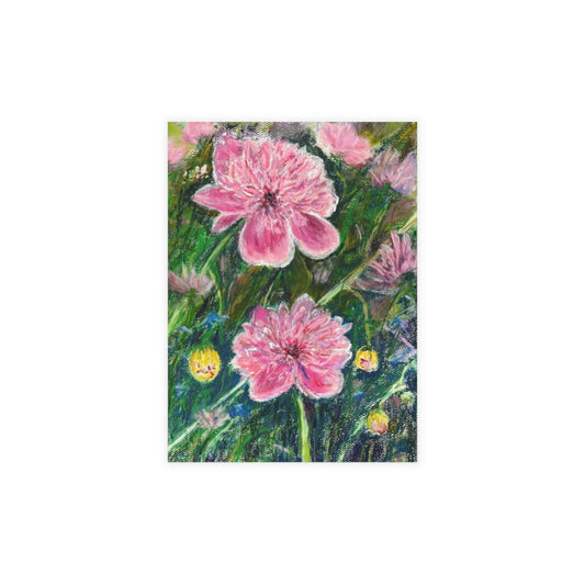 FINE ART POSTCARDS - PINK BLOSSOMS: VIBRANT BLOOM