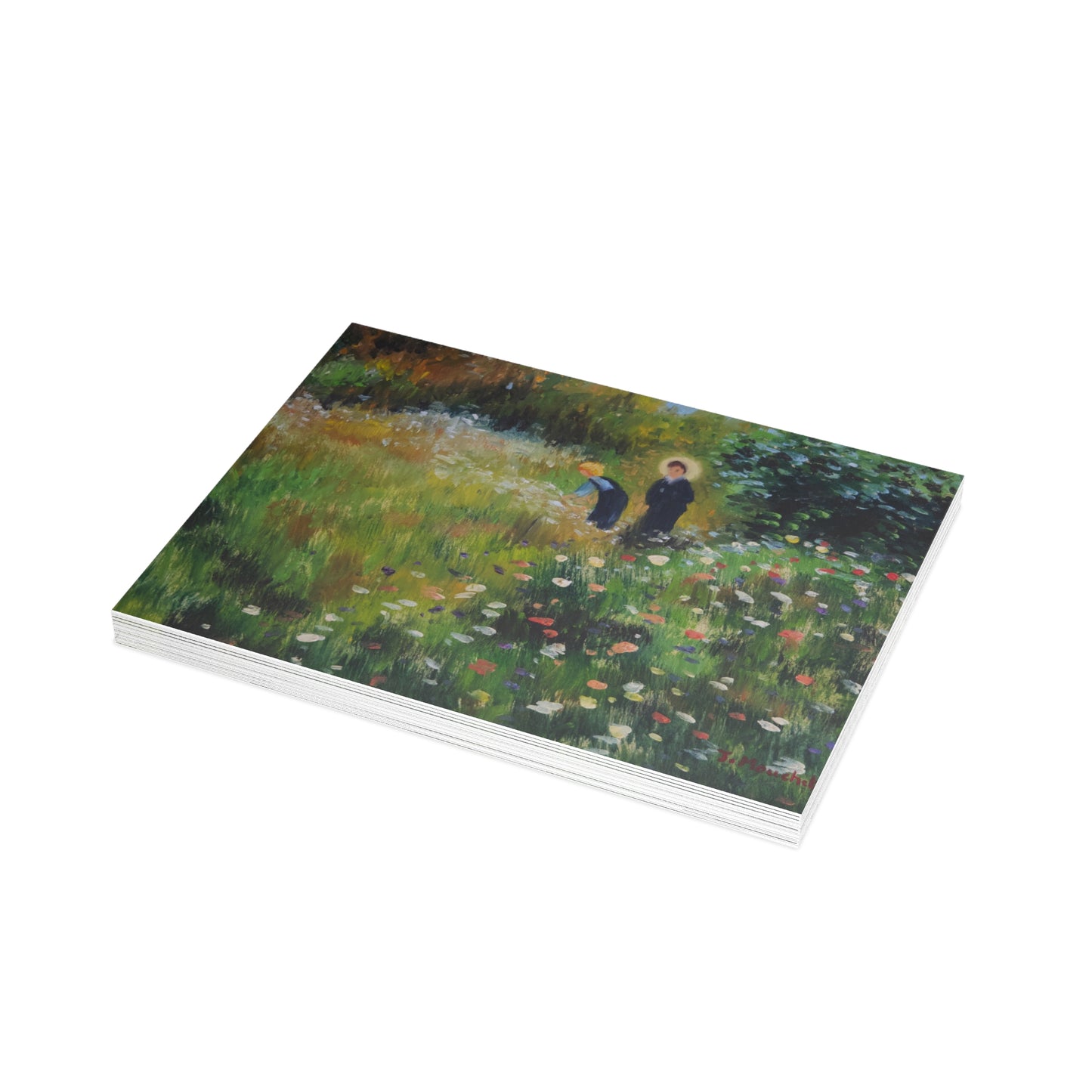 FINE ART POSTCARDS - HOMAGE TO RENOIR