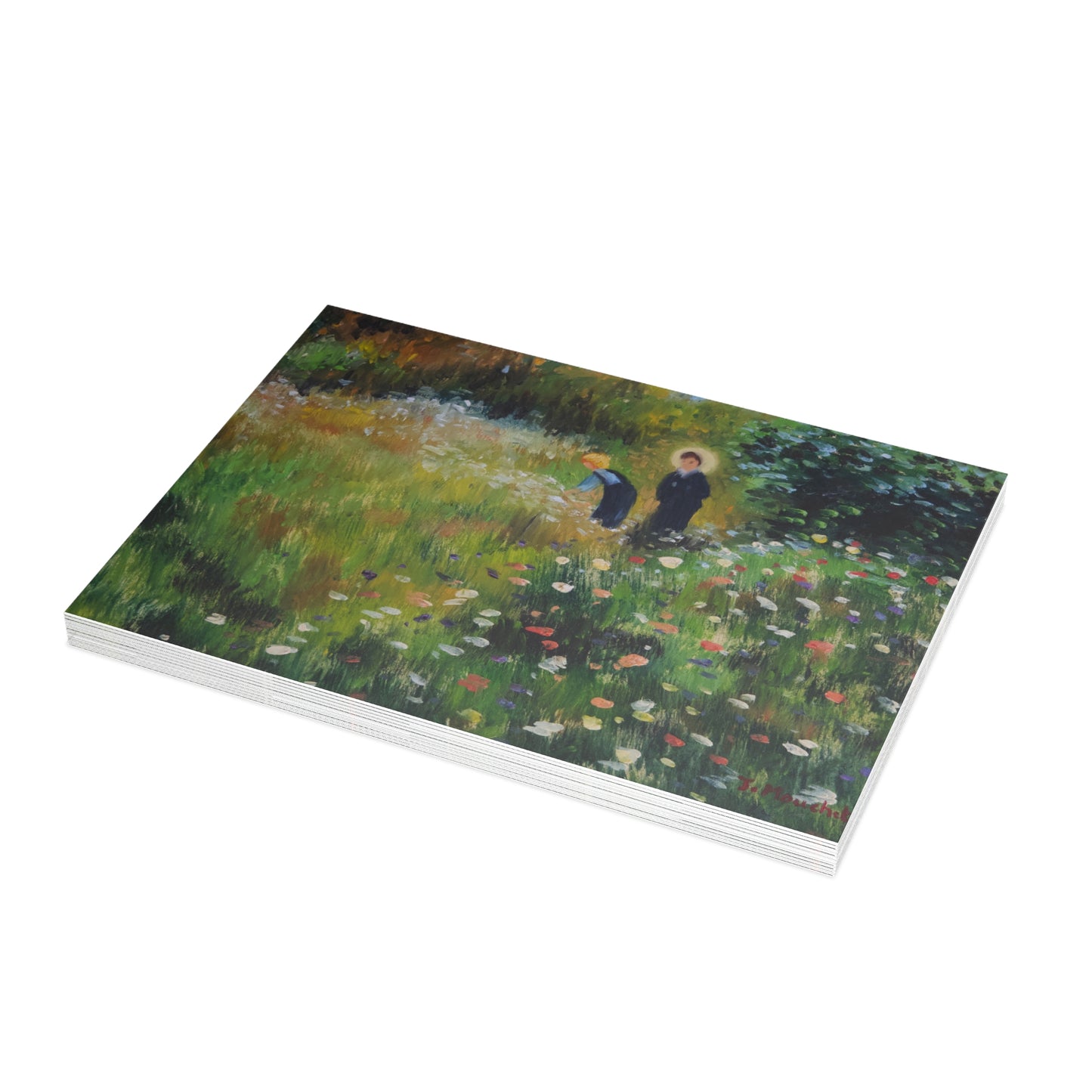 FINE ART POSTCARDS - HOMAGE TO RENOIR