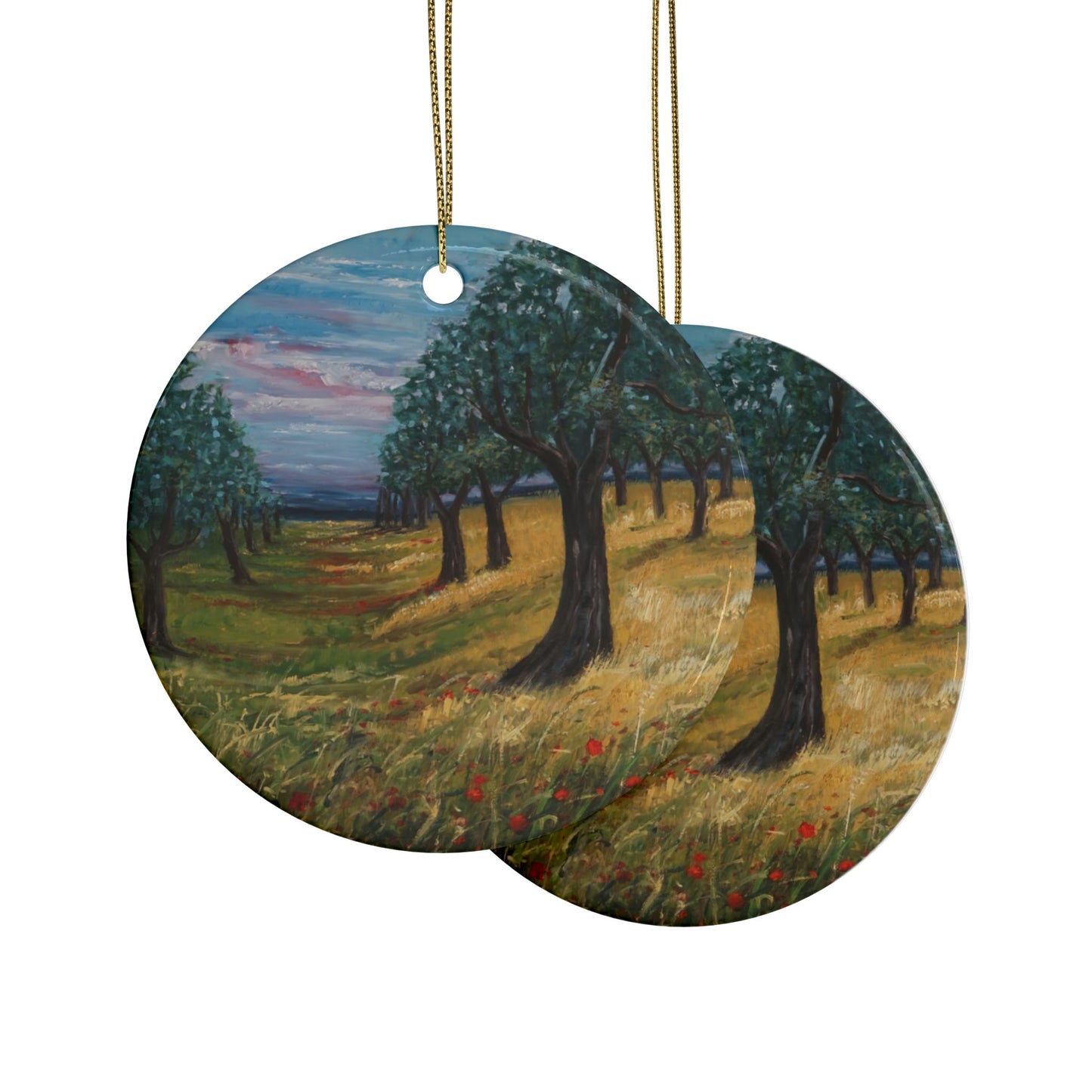 CERAMIC ORNAMENTS - THE OLIVE GROVE