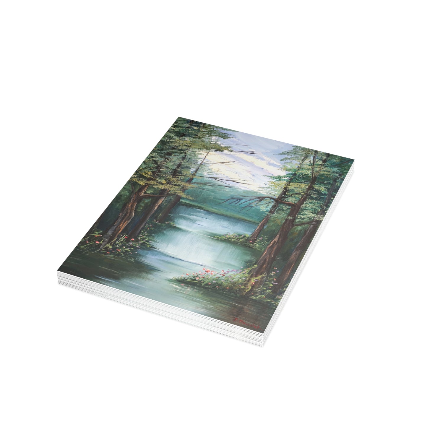 FINE ART POSTCARDS -THE LAKE