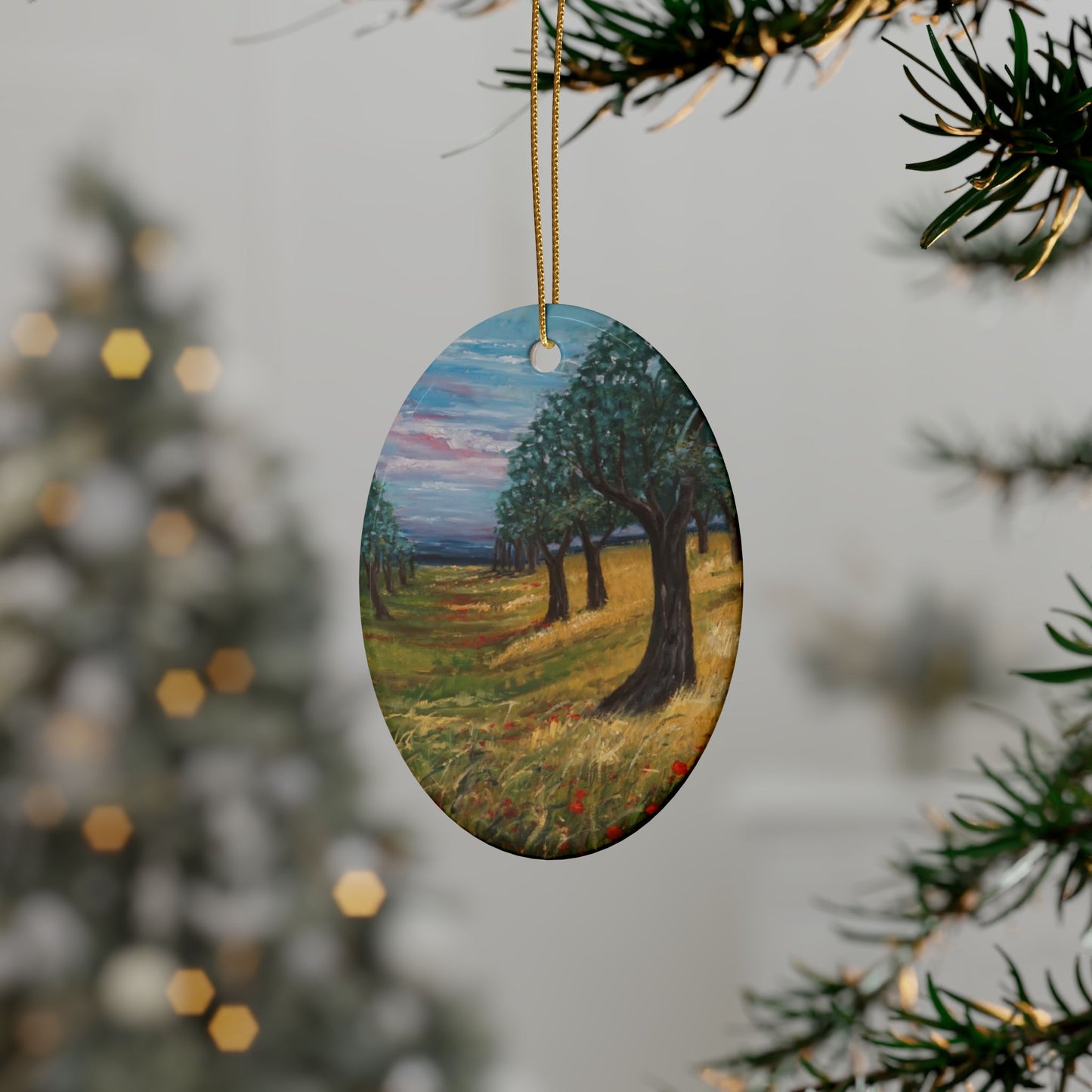 CERAMIC ORNAMENTS - THE OLIVE GROVE