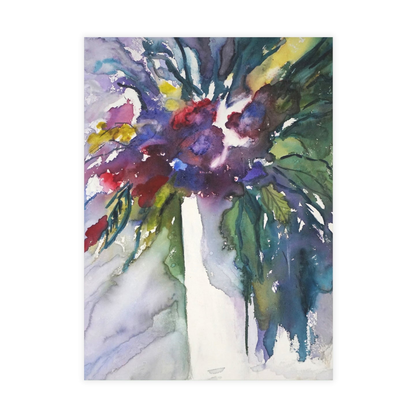 FINE ART POSTCARDS - MIXED FLOWER BOUQUET