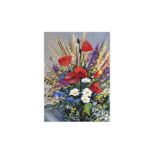 FINE ART POSTCARDS - BOUQUET OF WILD FLOWERS