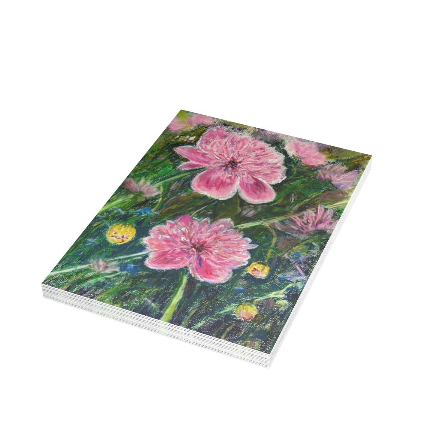 FINE ART POSTCARDS - PINK BLOSSOMS: VIBRANT BLOOM