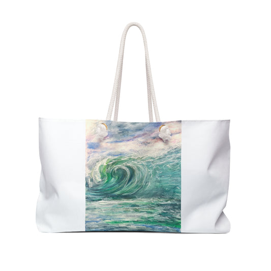 WEEKENDER BAG - HORIZON'S EMBRACE: A MAJESTIC WAVE