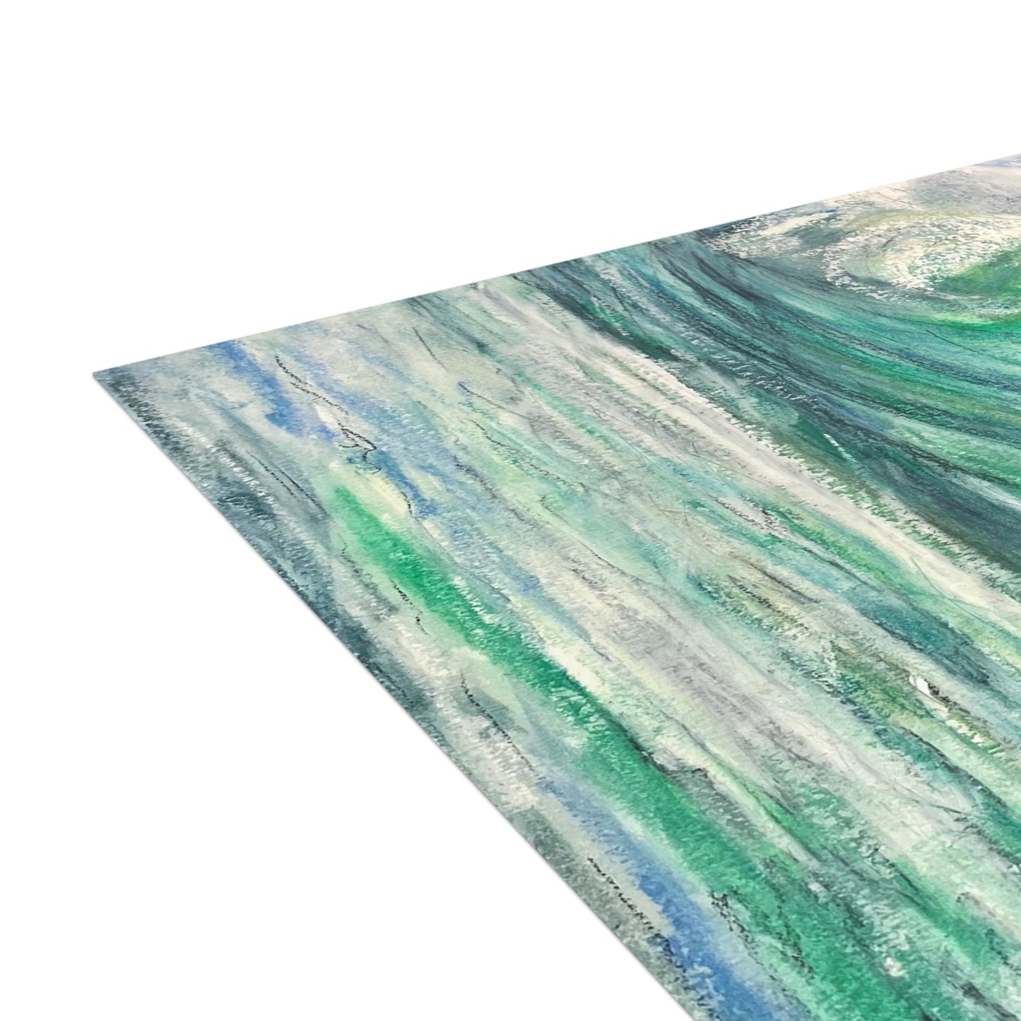 FINE ART POSTCARDS - HORIZON'S EMBRACE: A MAJESTIC WAVE