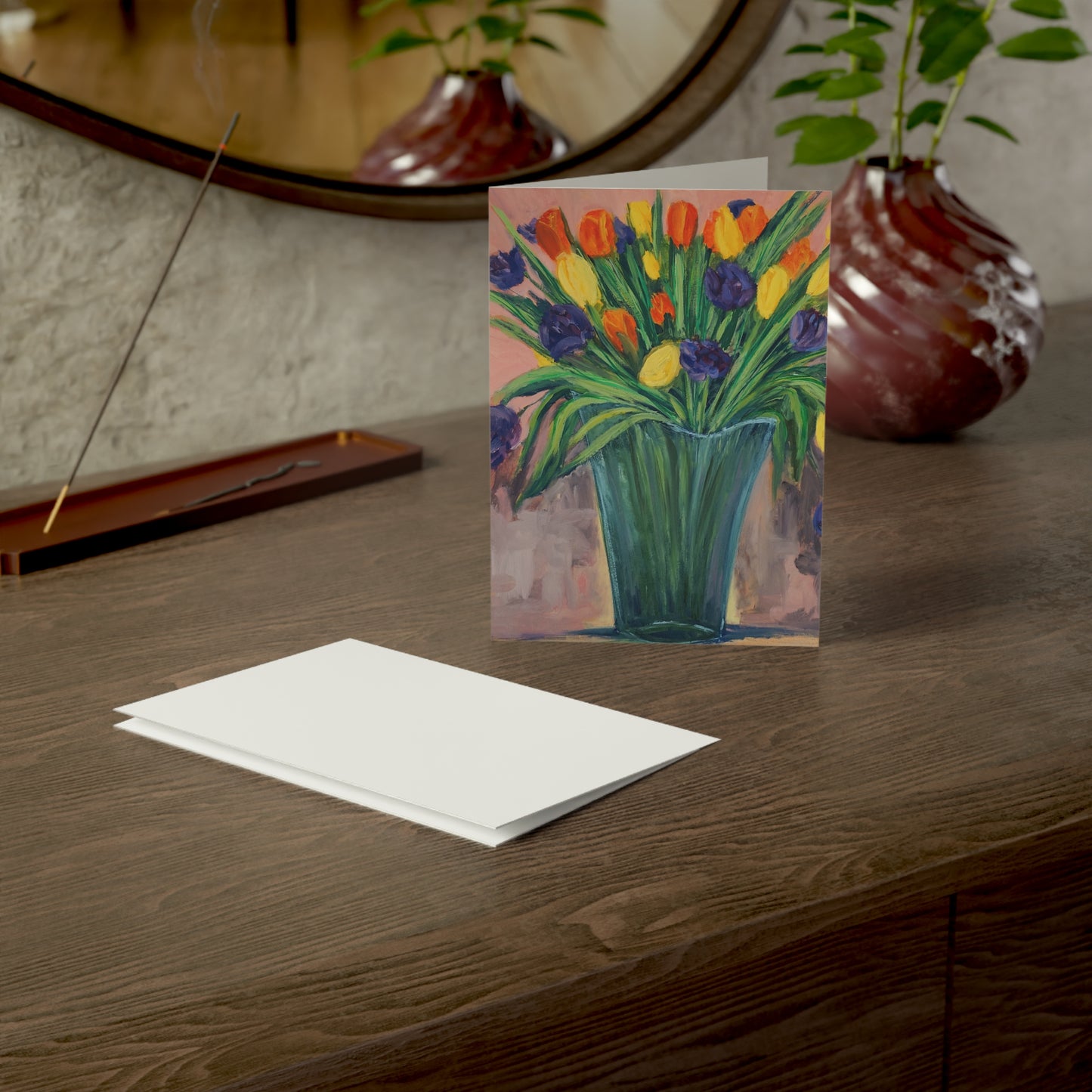 GREETING CARDS (1, 10, 30, and 50pcs) - ETERNAL BLOOM: A BIRTHDAY BOUQUET OF LOVE