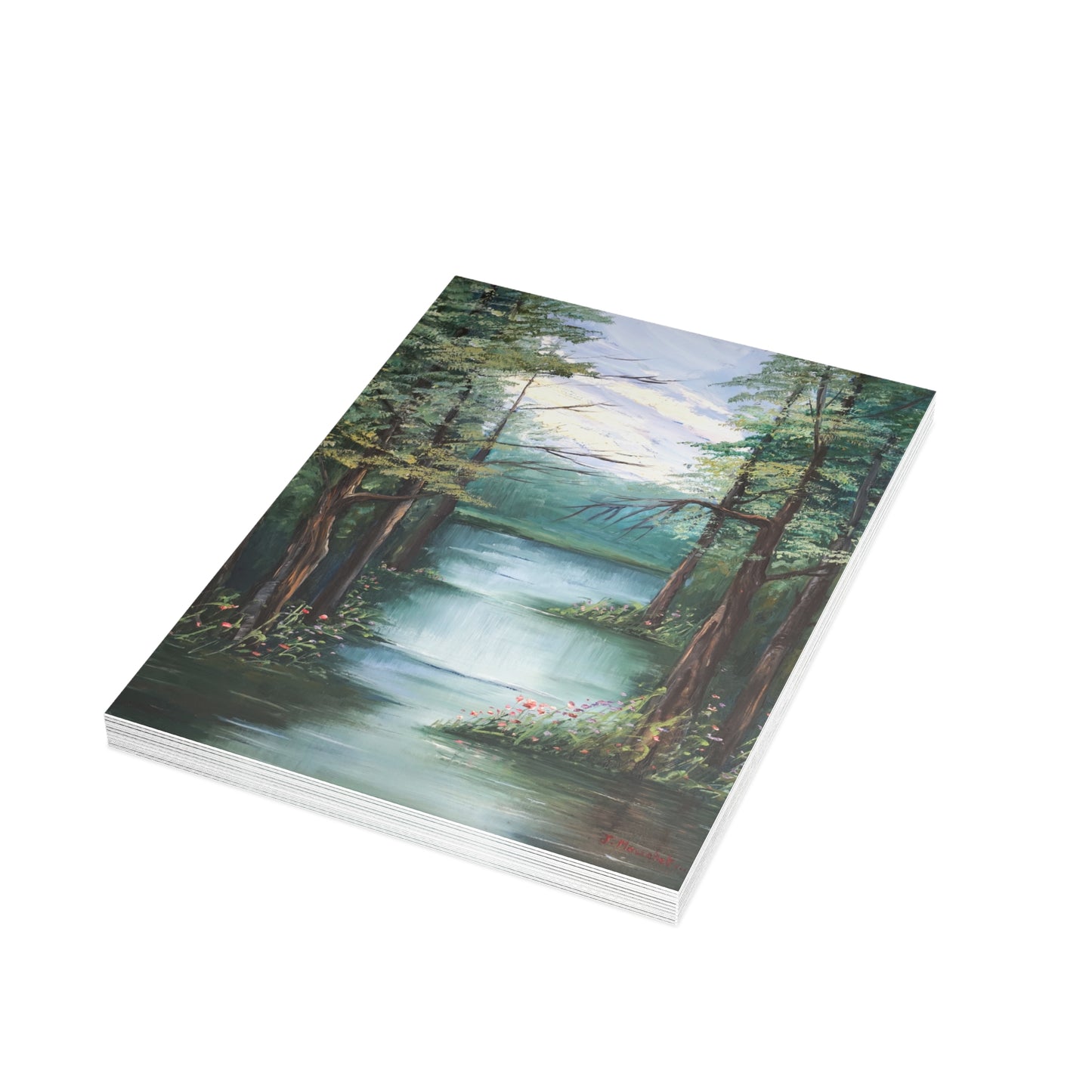 FINE ART POSTCARDS -THE LAKE