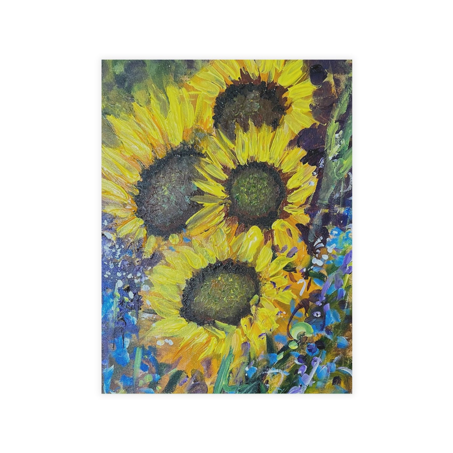 FINE ART POSTCARDS - GIRASOLI