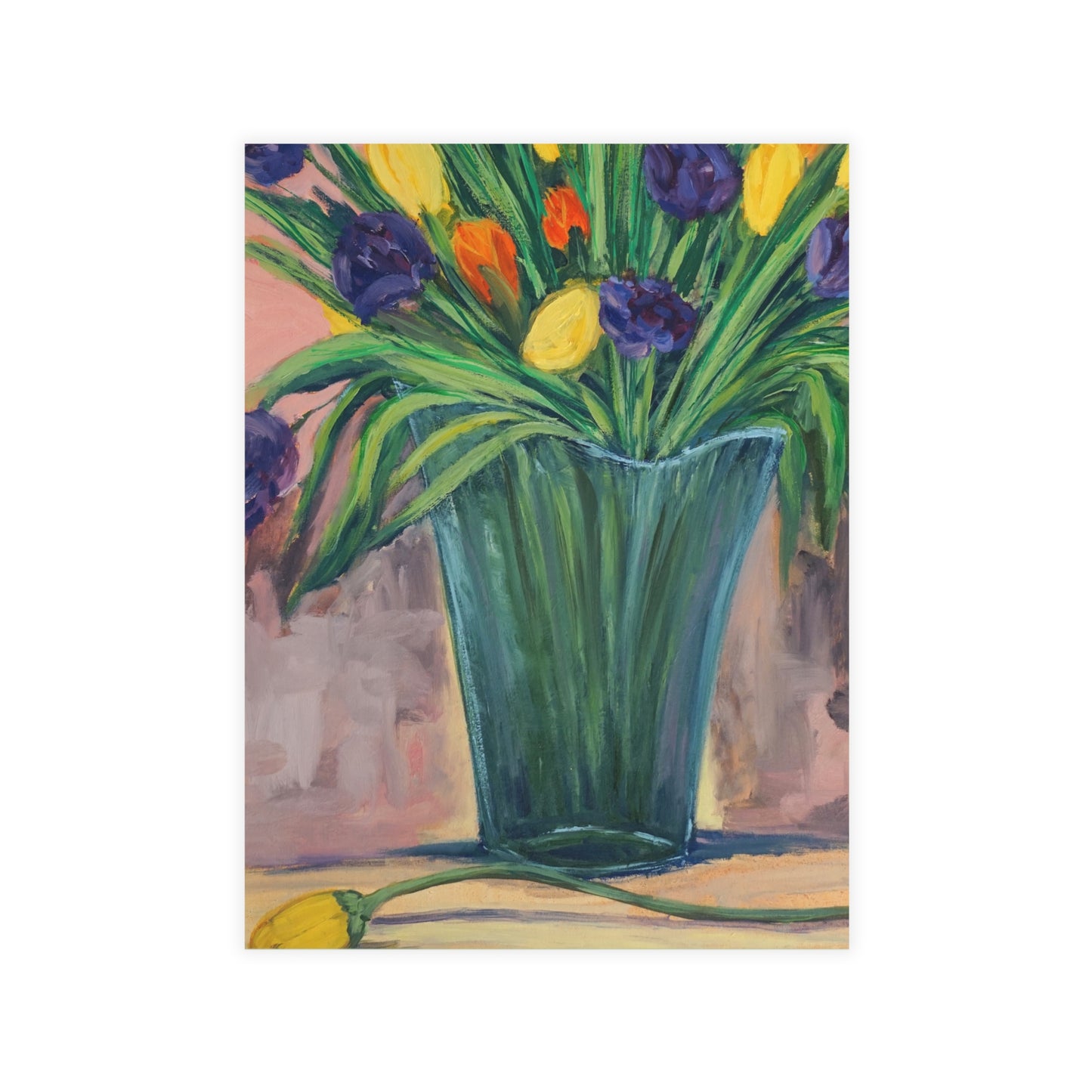 FINE ART POSTCARDS - ETERNAL BLOOM: A BIRTHDAY BOUQUET OF LOVE