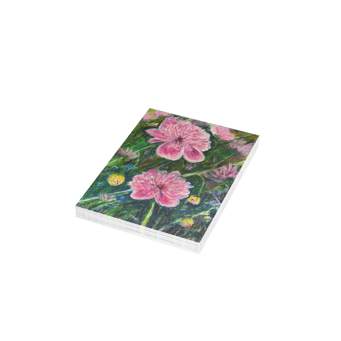 FINE ART POSTCARDS - PINK BLOSSOMS: VIBRANT BLOOM