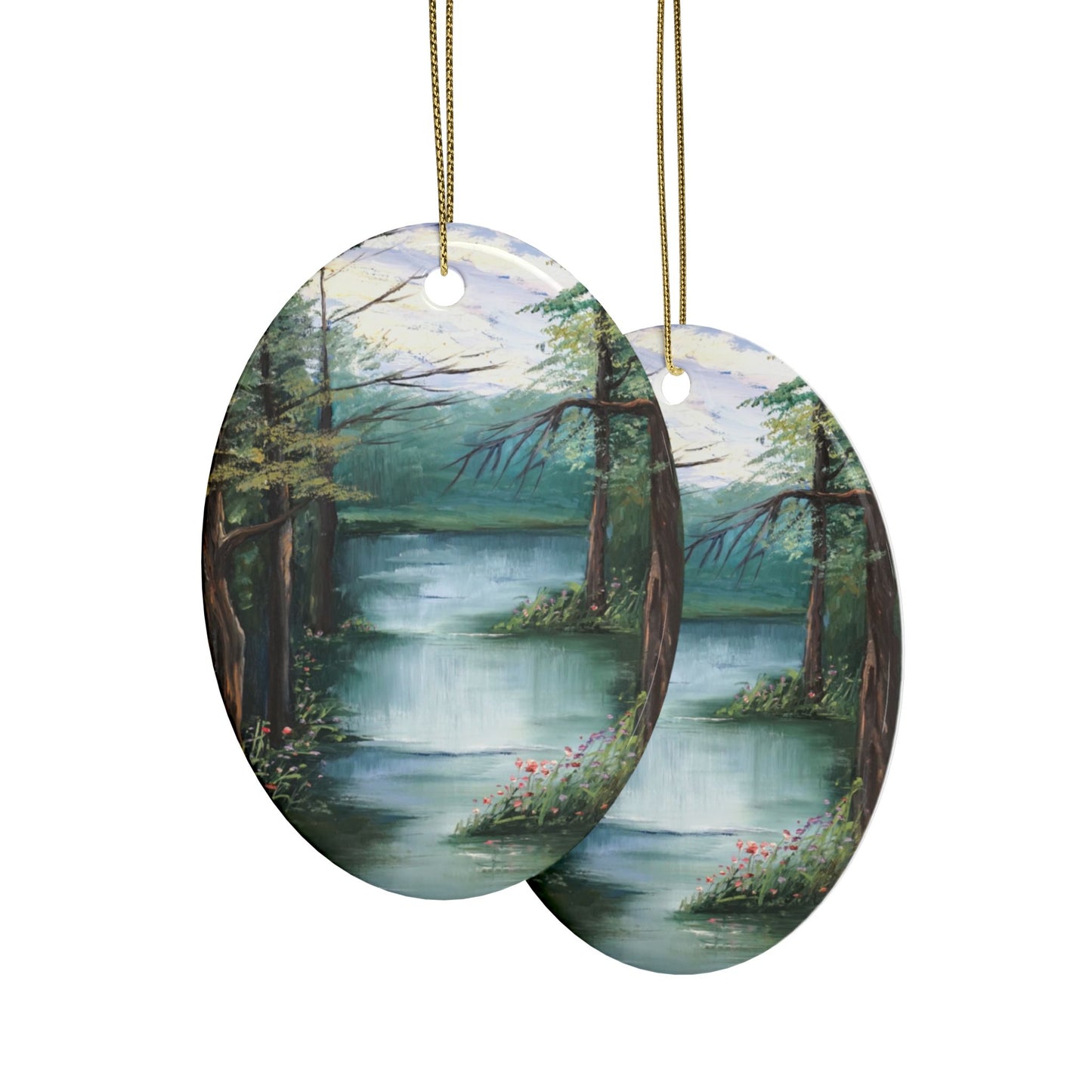 CERAMIC ORNAMENTS - THE LAKE