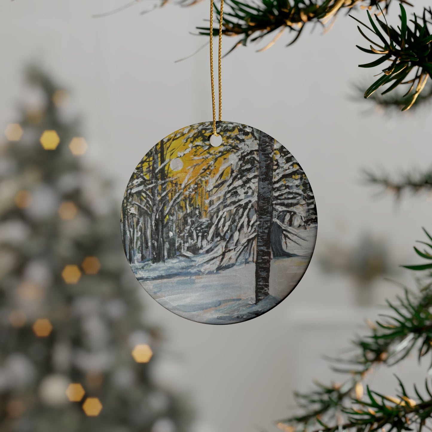 CERAMIC ORNAMENTS - FORESTA BIANCA