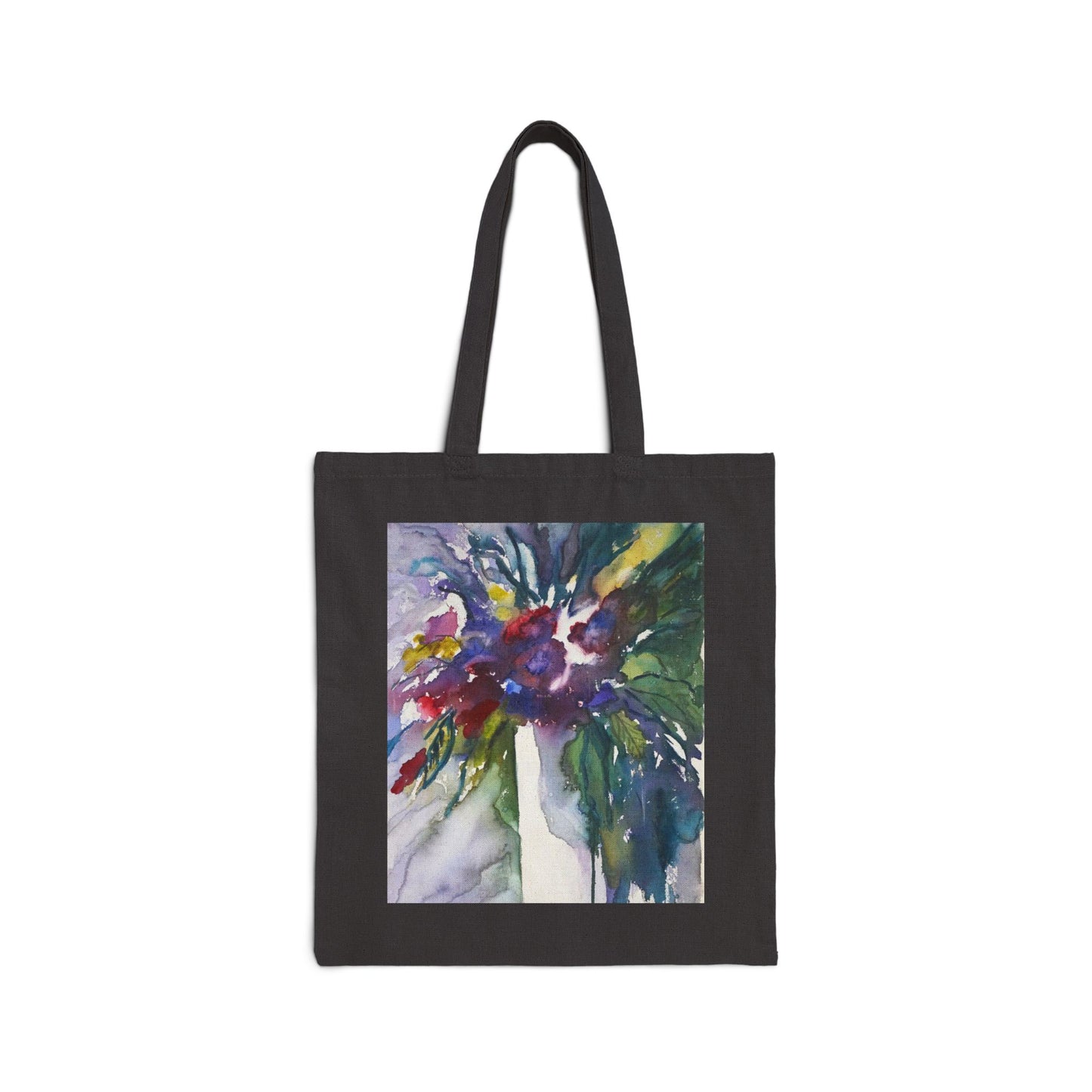 COTTON CANVAS TOTE BAG - MIXED BOUQUET