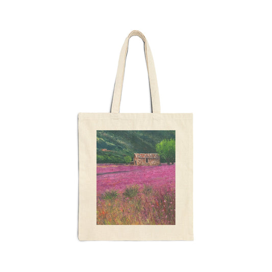 COTTON CANVAS TOTE BAG - BLOSSOM HAVEN